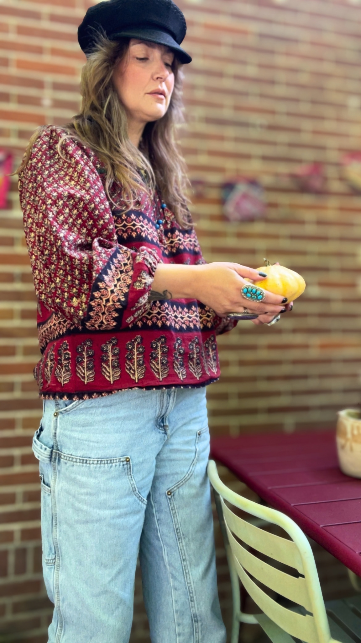 Block Print Top