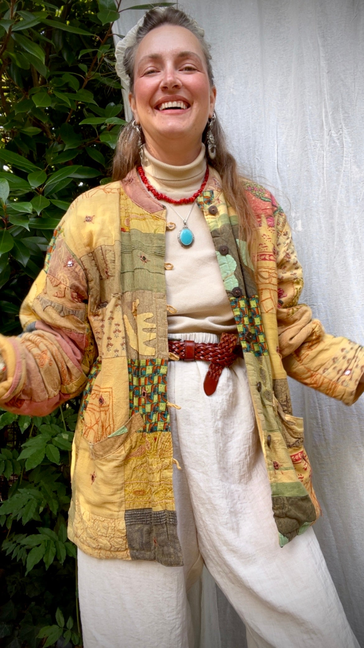 Patchwork Kantha Jacket