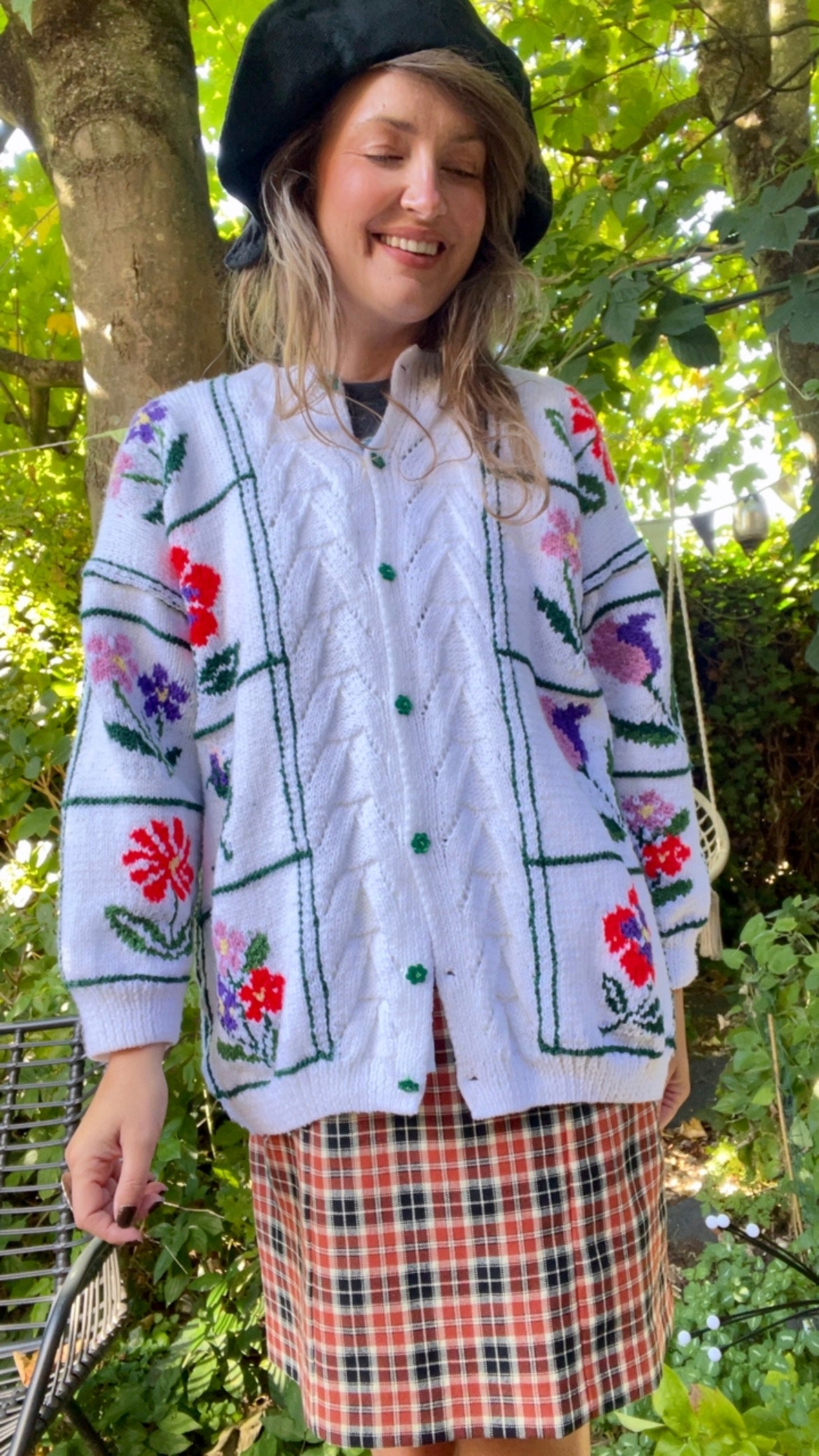 Flower Novelty Cardigan