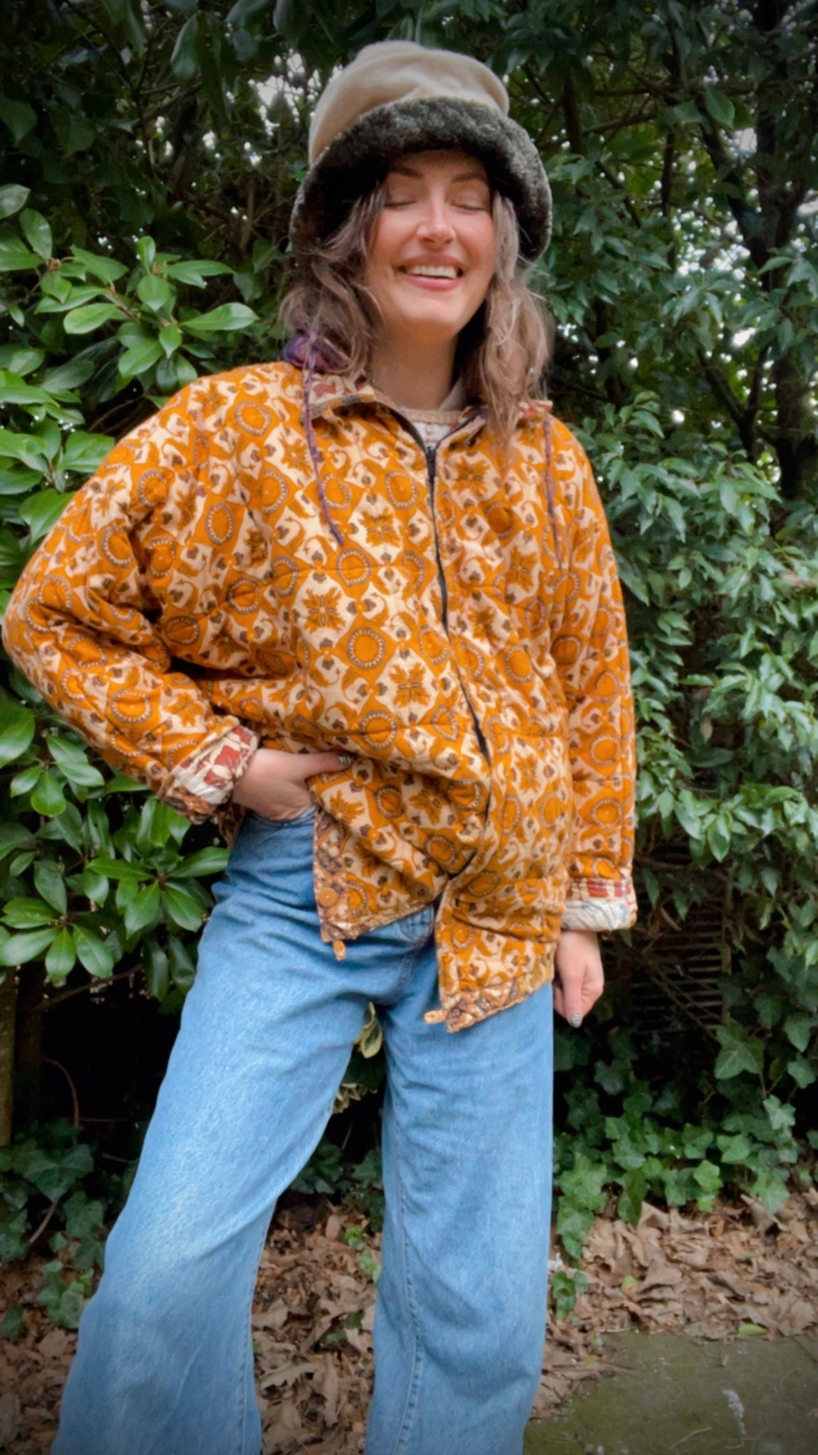 Reversible Batik Jacket