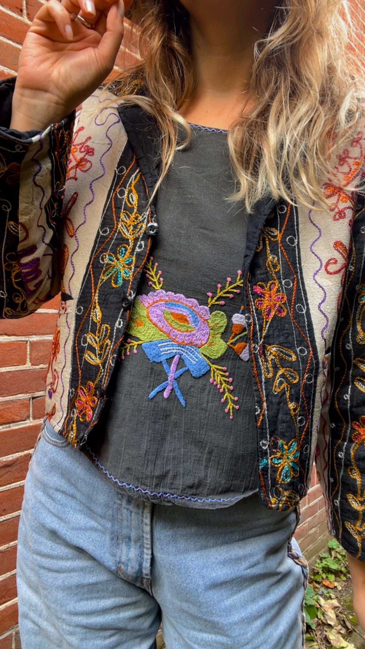 Embroidered Kantha Jacket