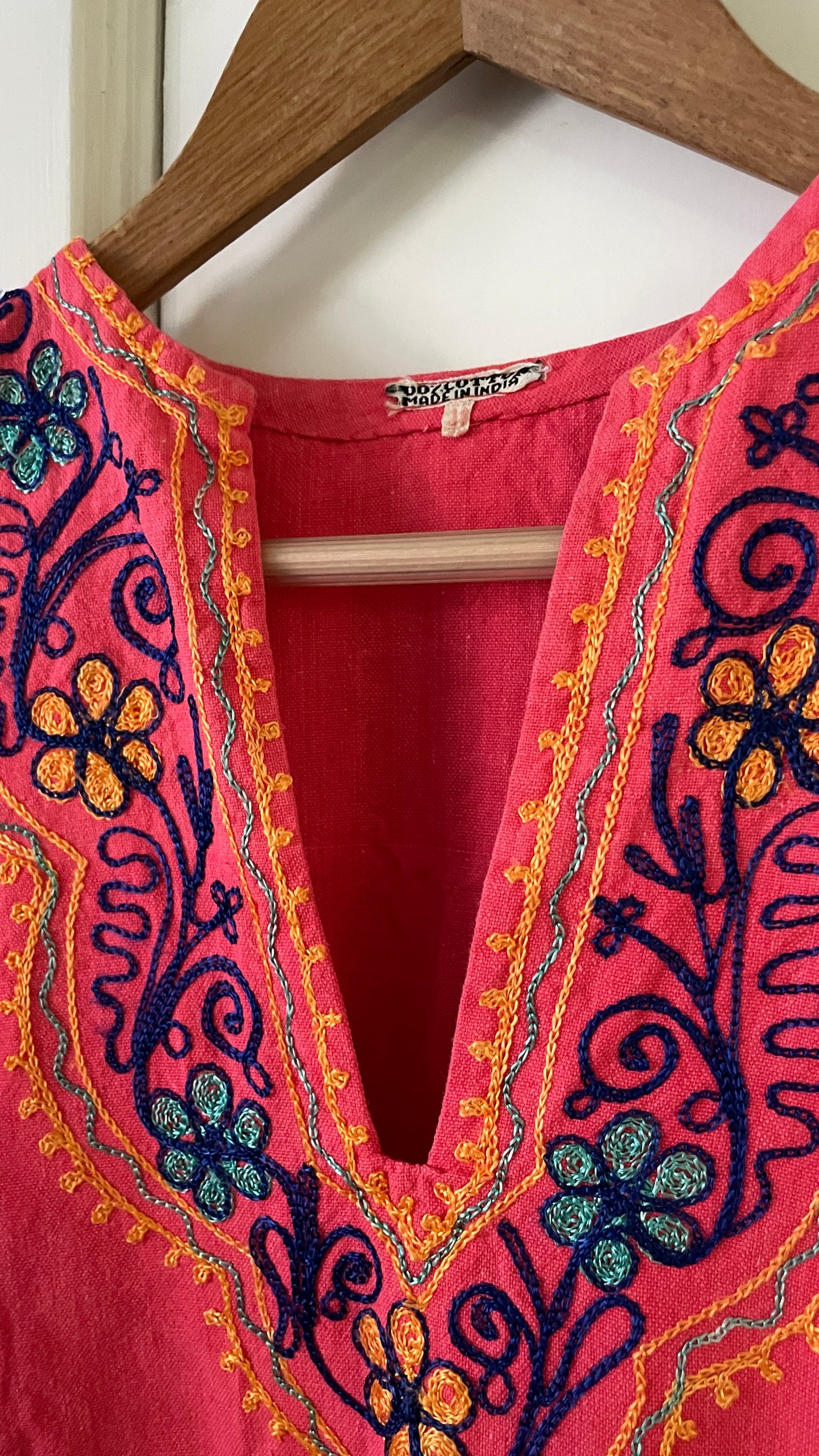 Petite 70s hippie dress