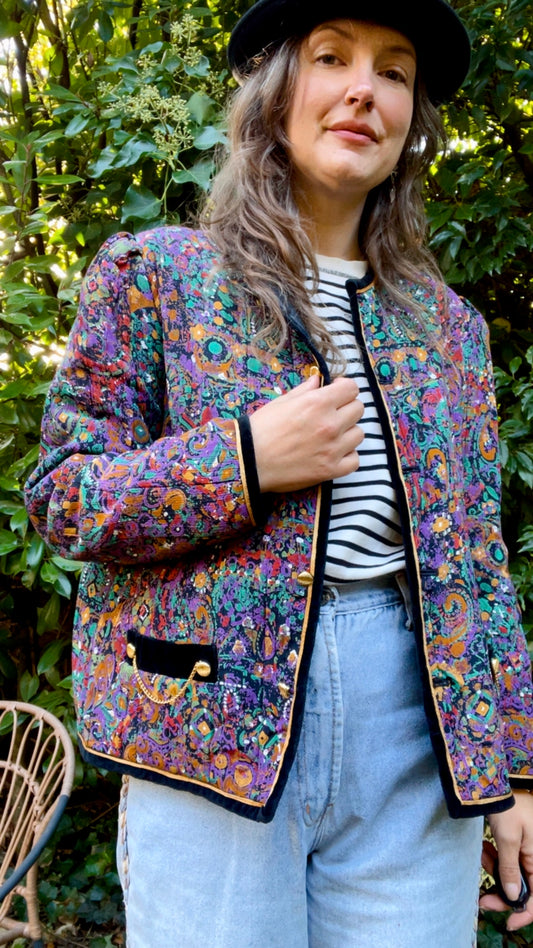 Colorful 80s Jacket