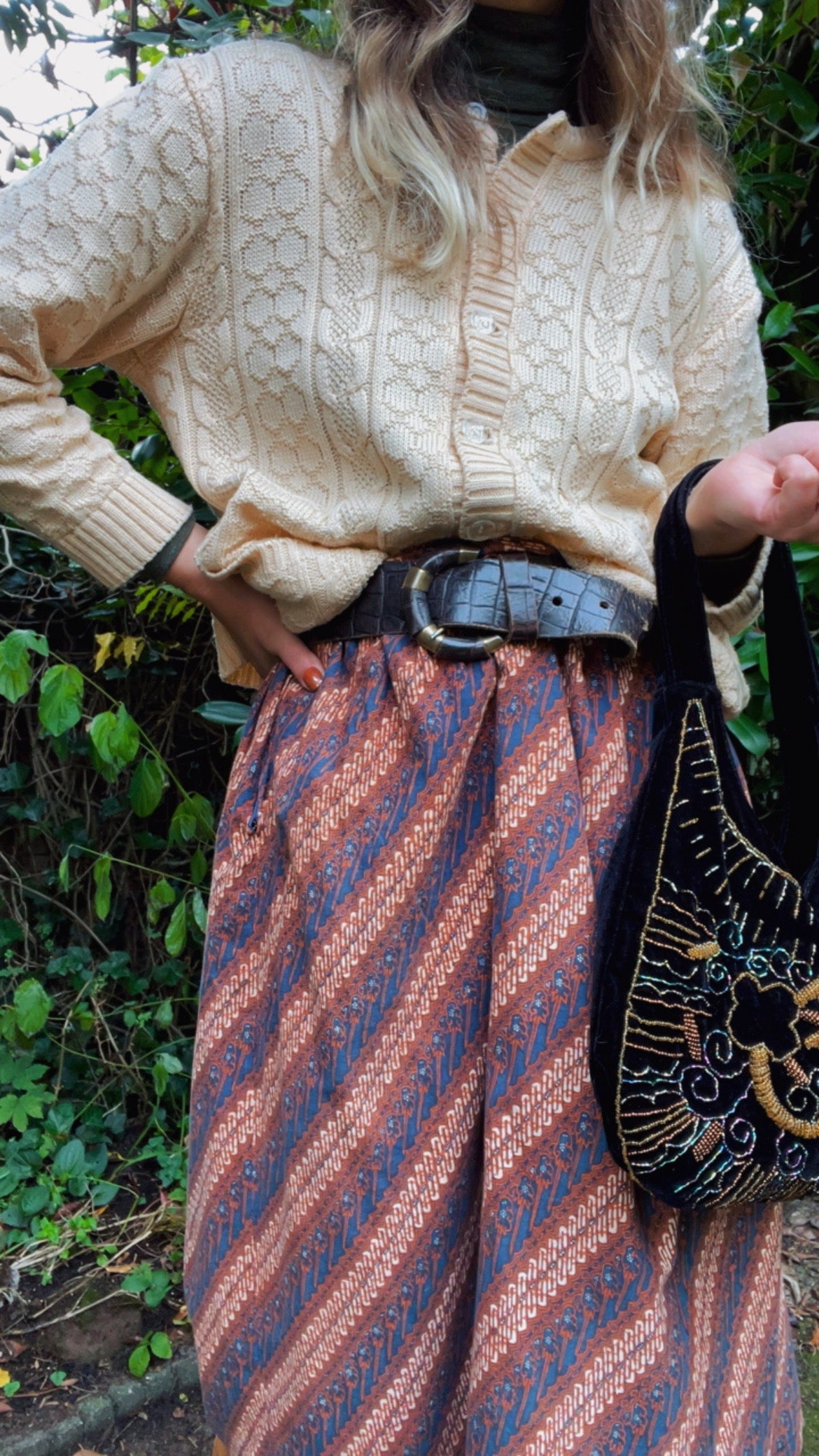 70s Batik Skirt