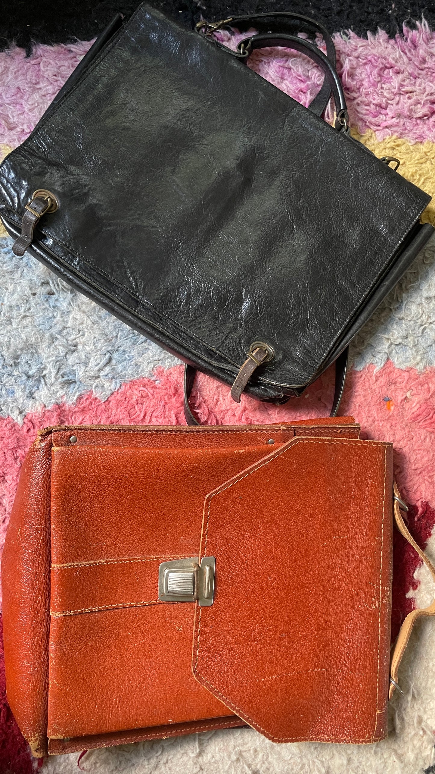 Leather Study Bag
