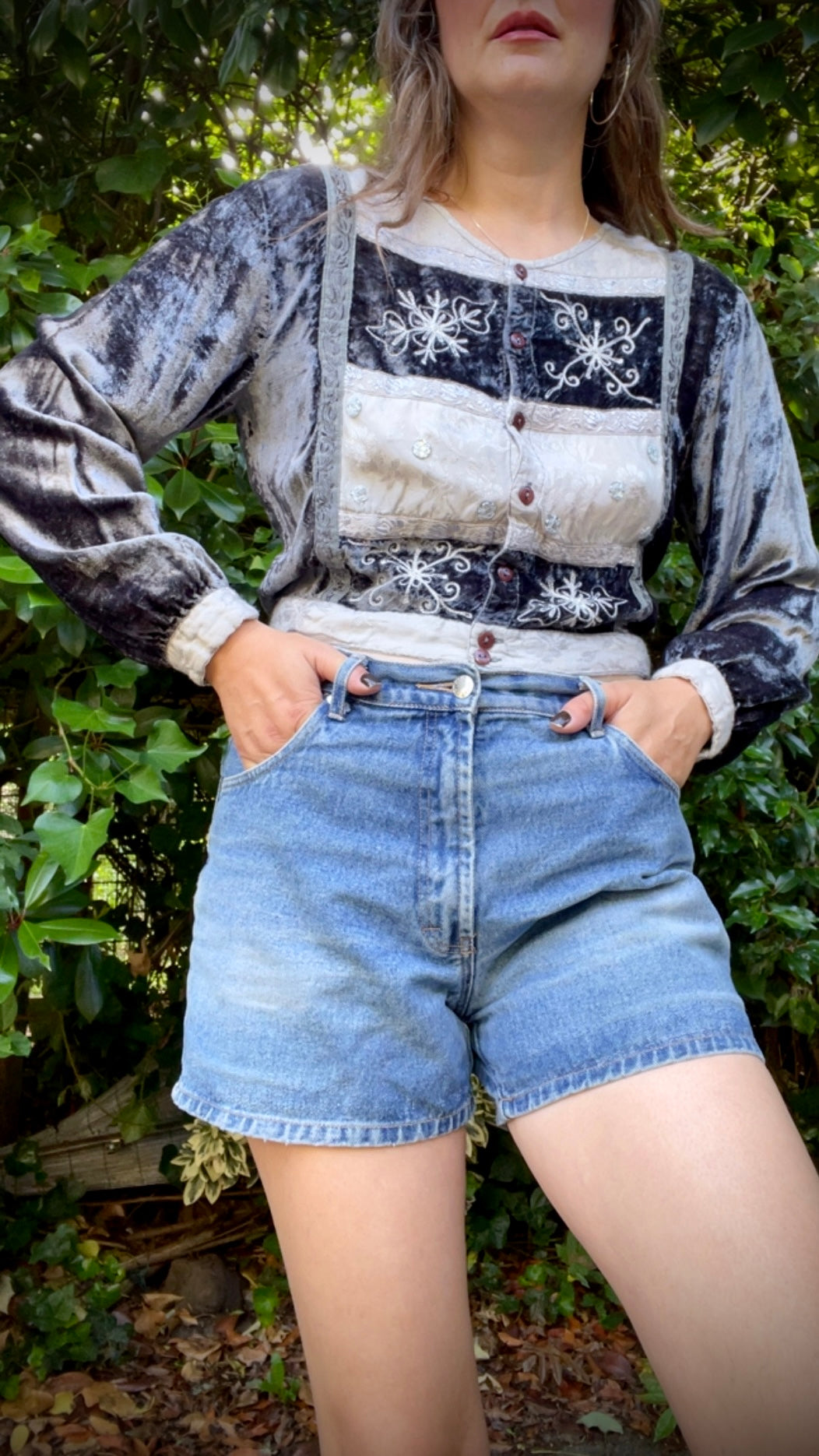90s Velvet Top