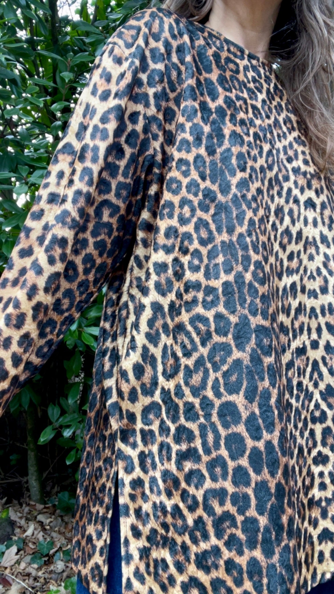 Velvet Leopard Tunic