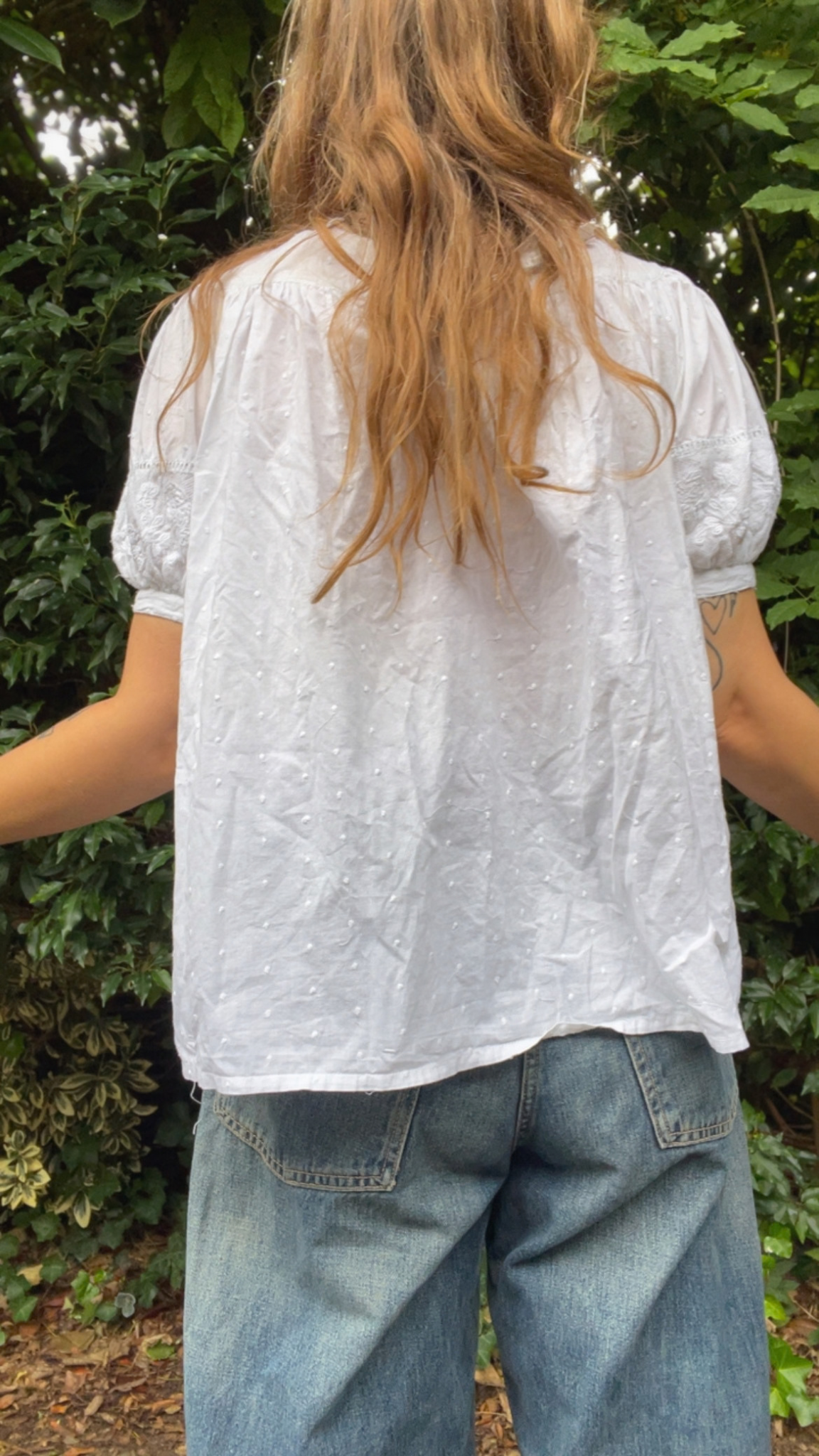 Lace Plumetis SS TOP