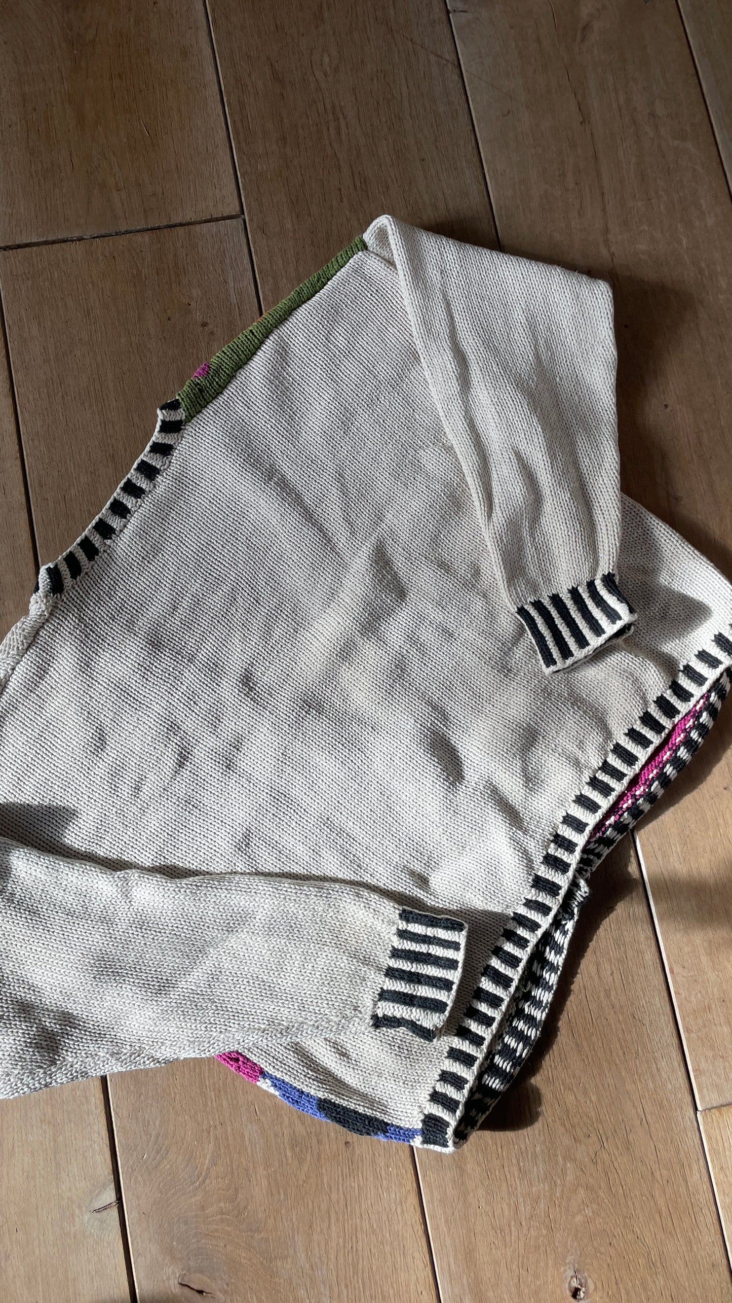 90s Colorful Cardigan