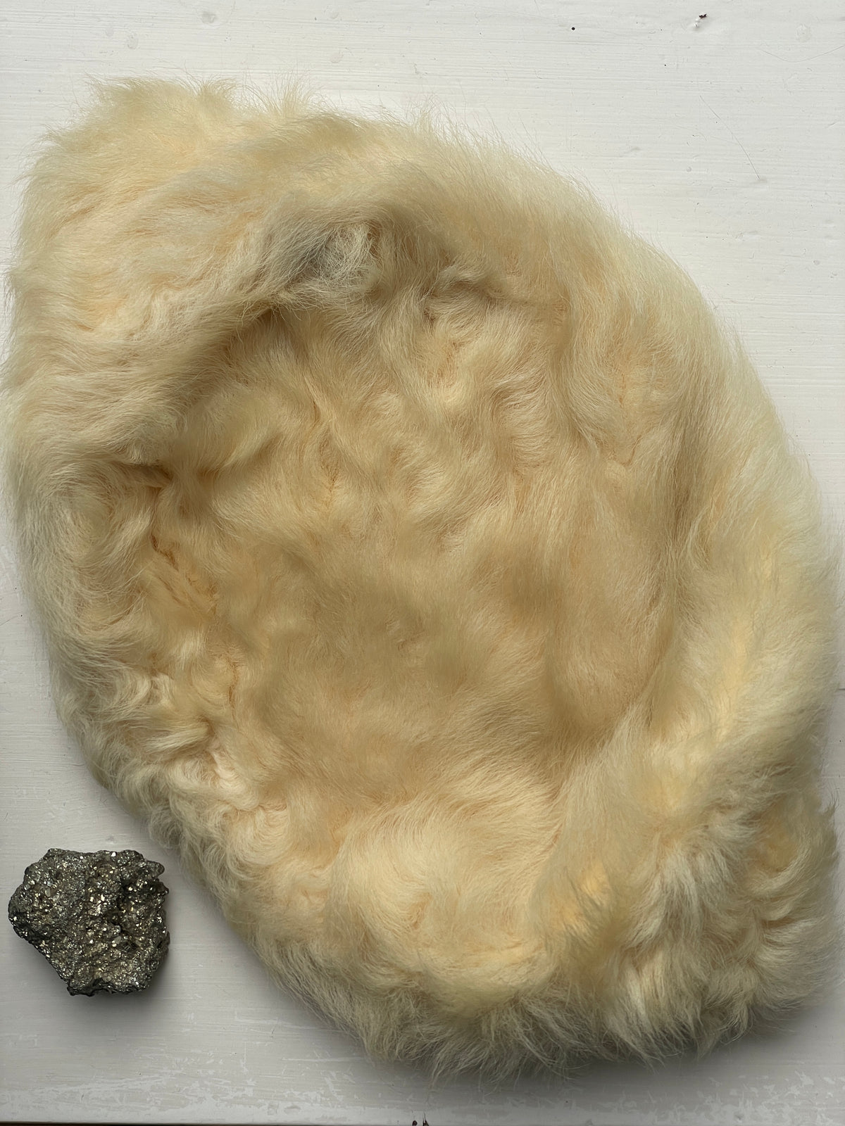 Shearling Pill Box Hat