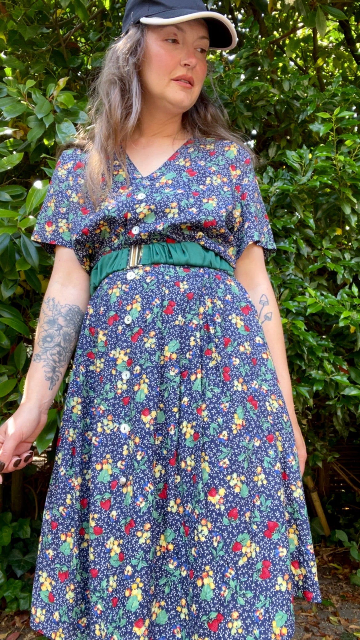 Floral Button Down Dress