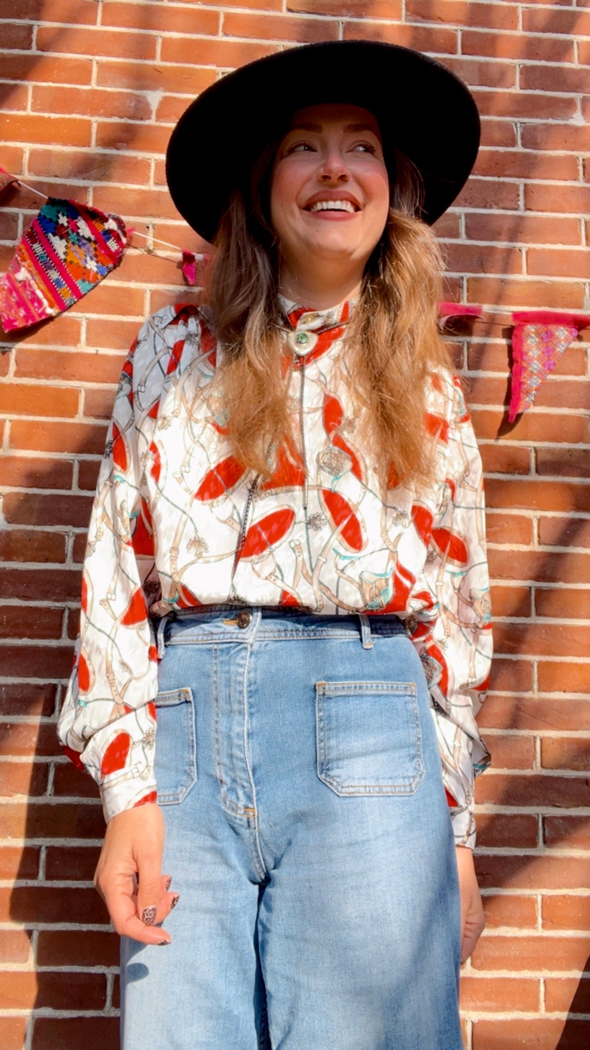Equestrian Printed Top