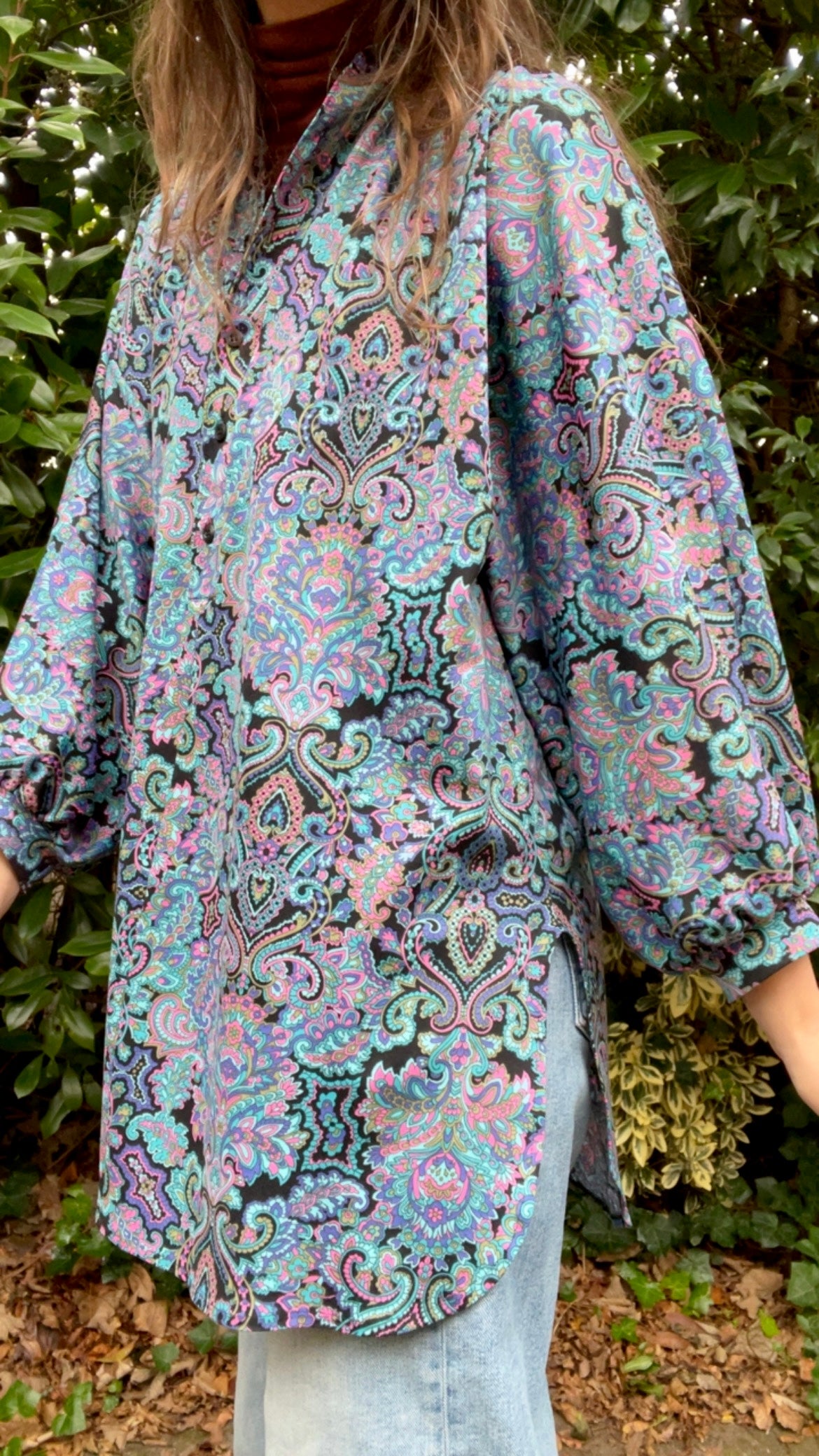 60s Paisley Top