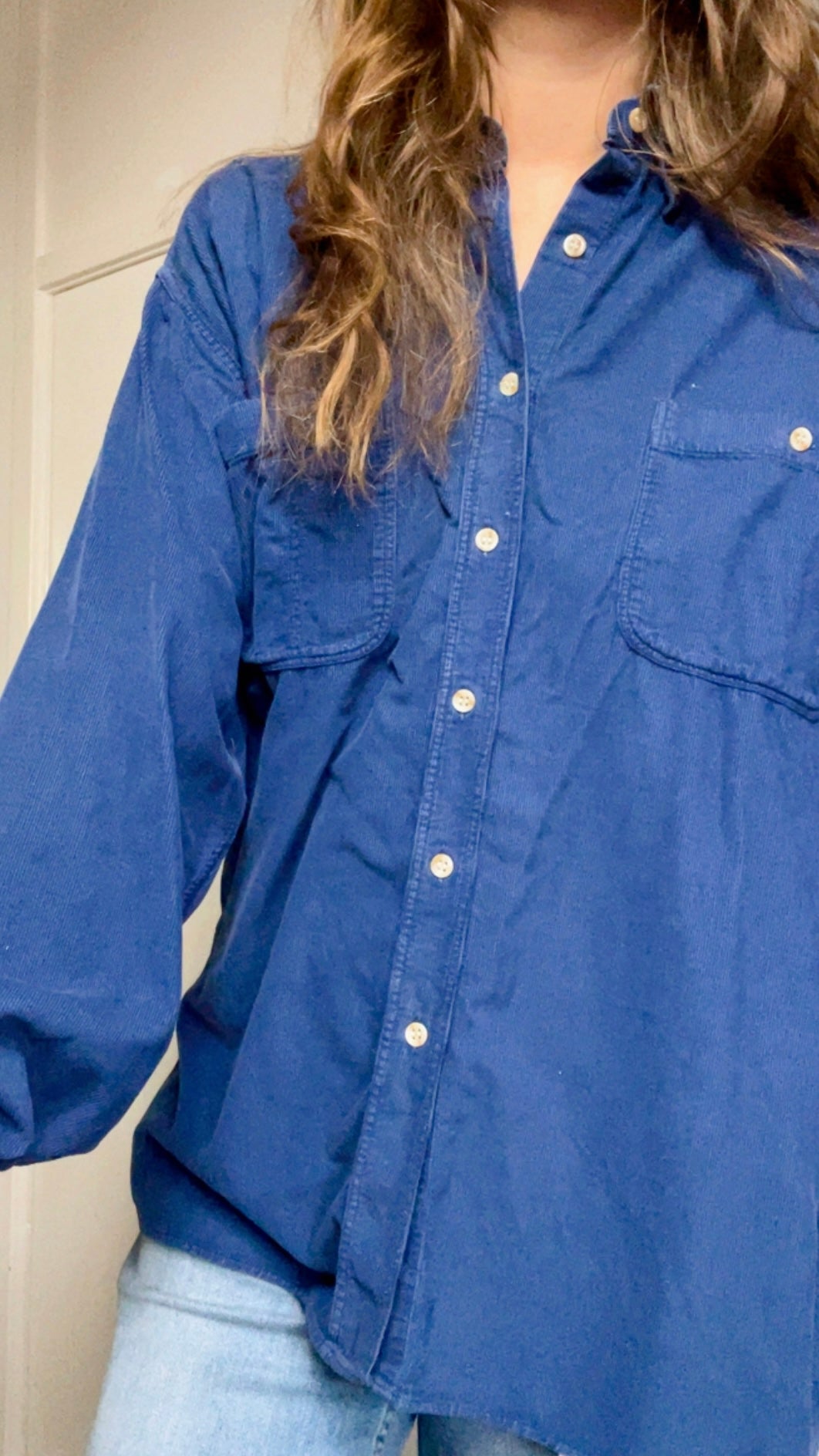 Corduroy Button Down Shirt