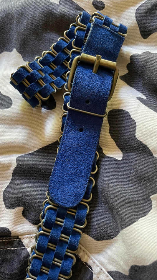 Blue Suede Belt