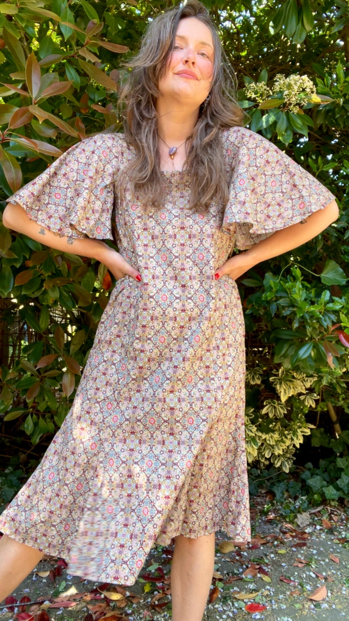 70s Angel Dress