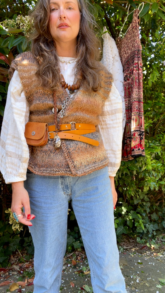 Handmade Knitted Vest