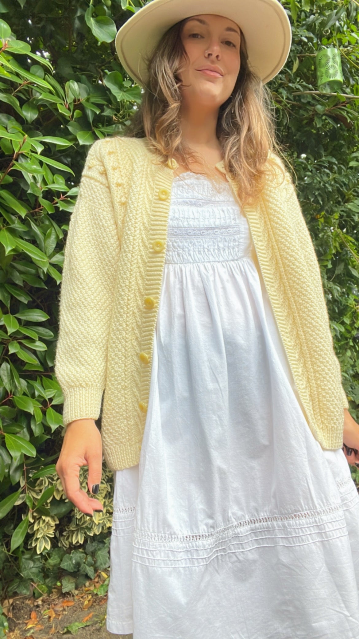 Broderie Cotton Gown