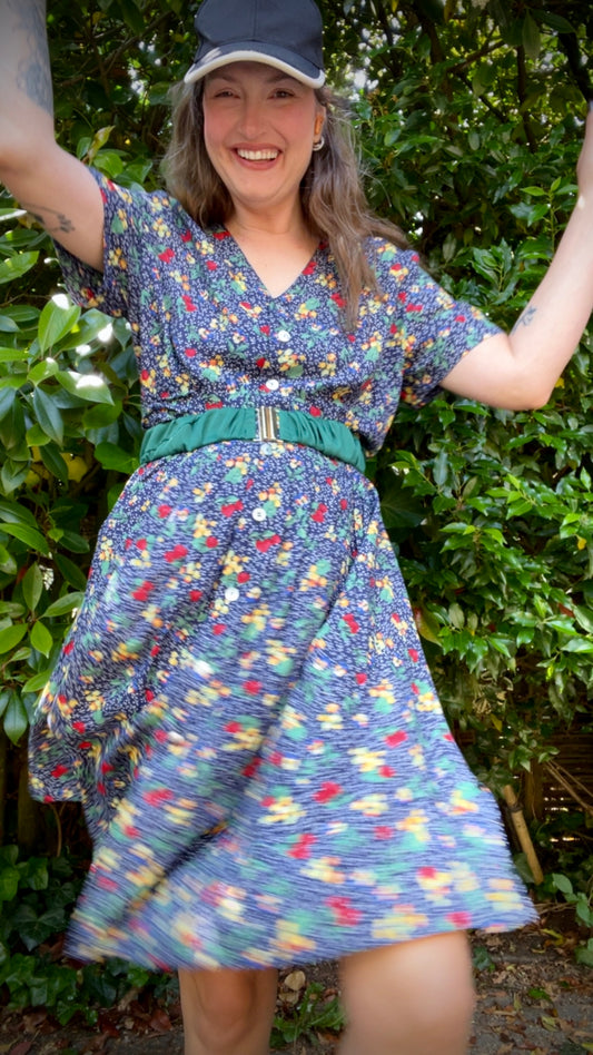 Floral Button Down Dress