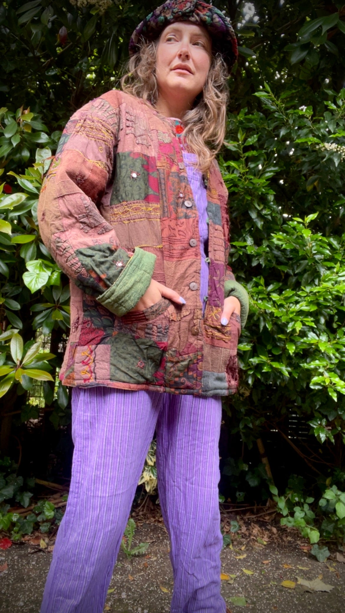 Patchwork Kantha Jacket