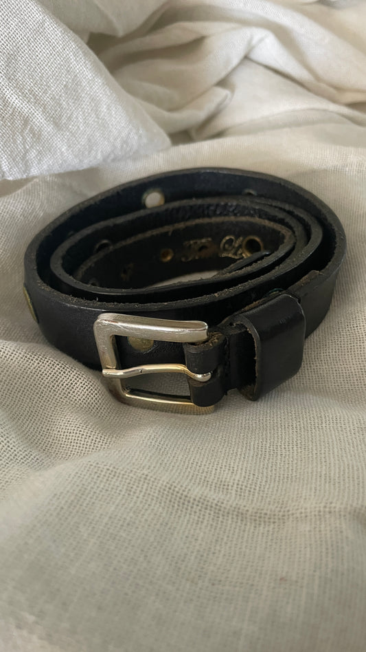 Studded Leather Belt