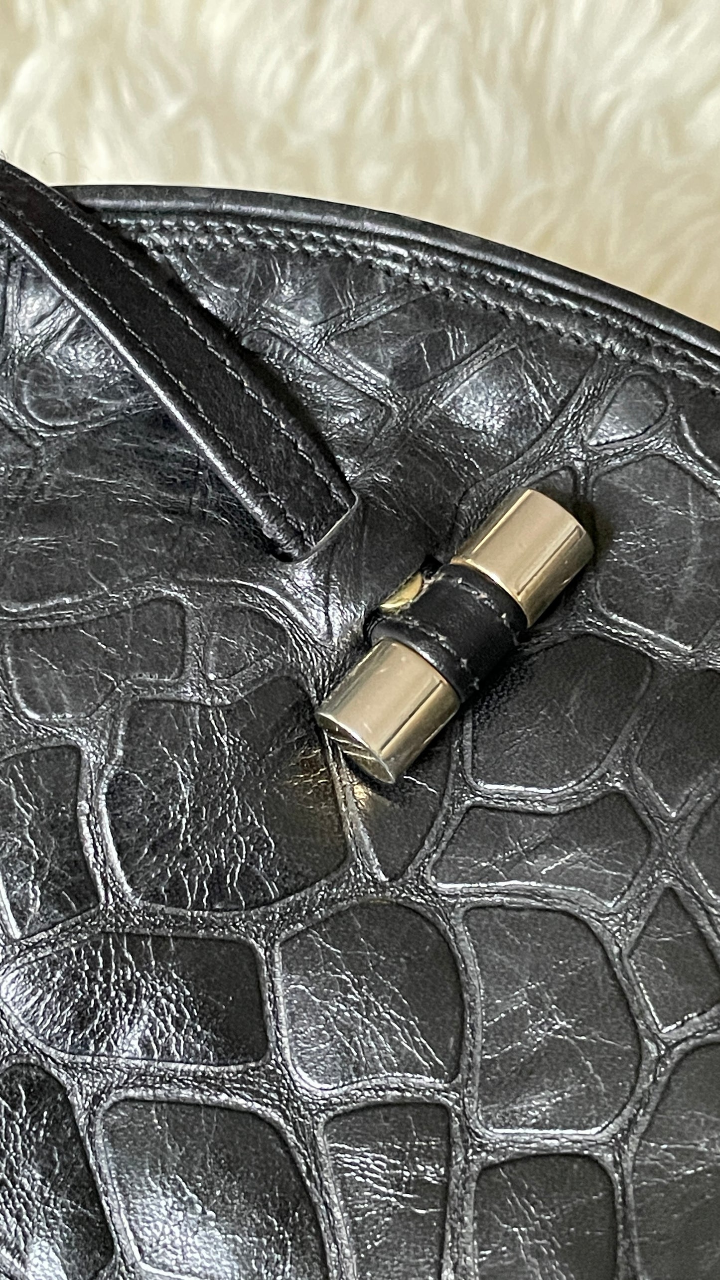 Croc purse