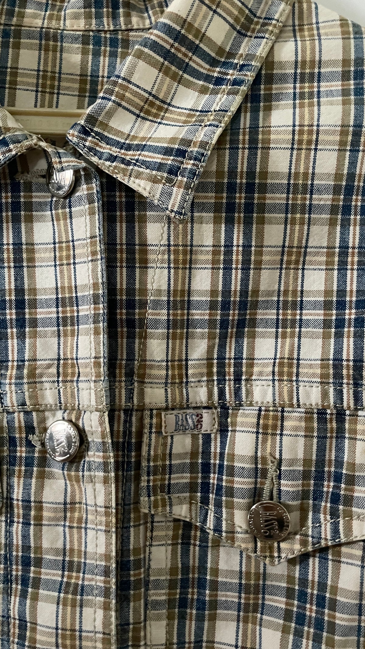 90s Check Denim Jacket