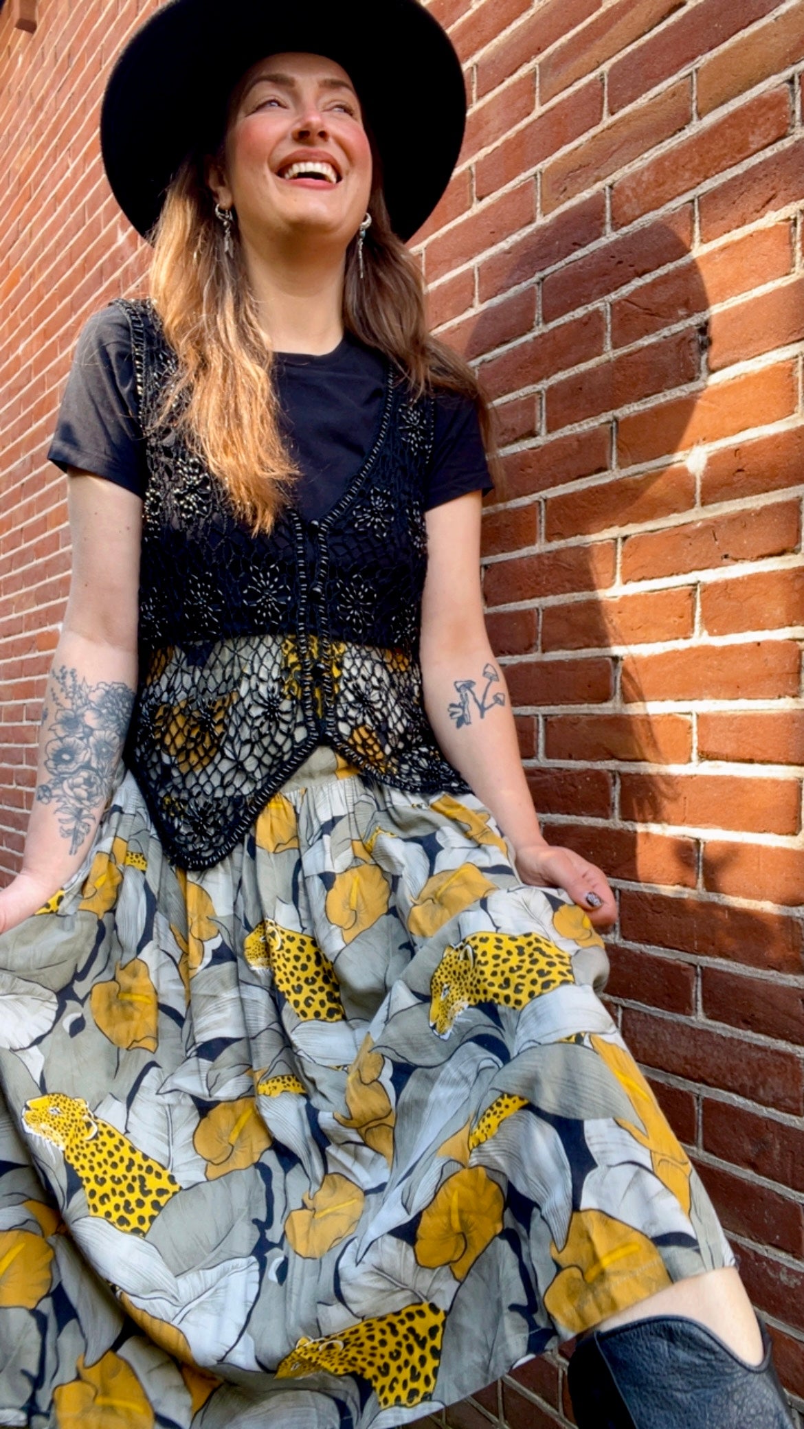 Jaguar Midi Skirt