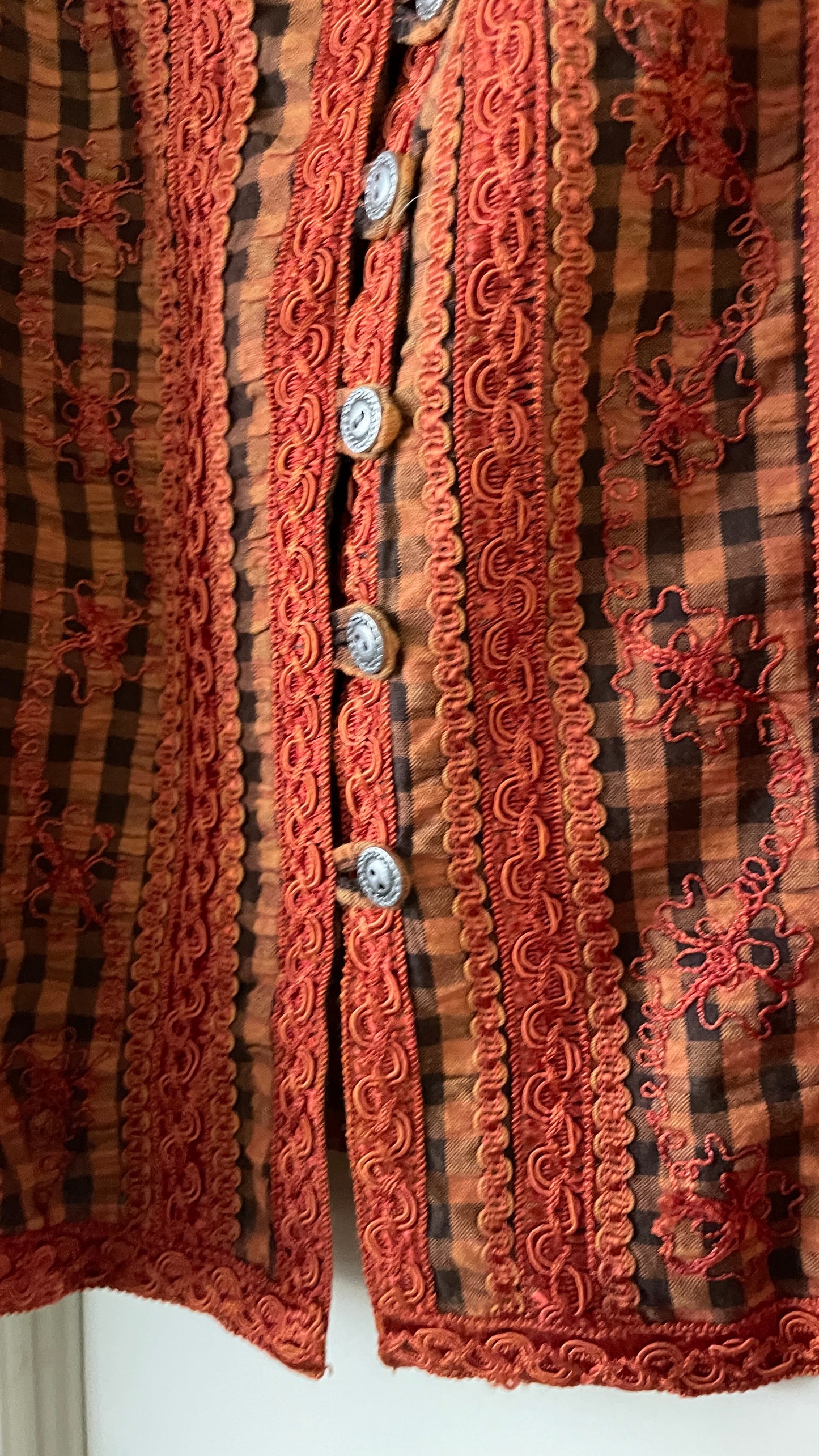 Gingham Boxy Top