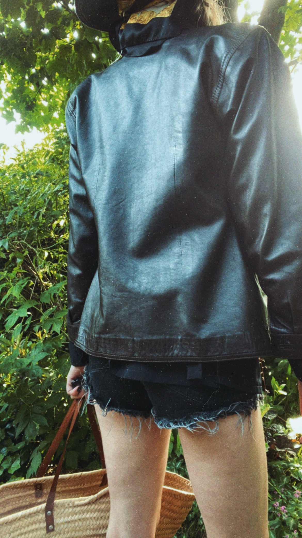 90s Leather Blazer Jacket