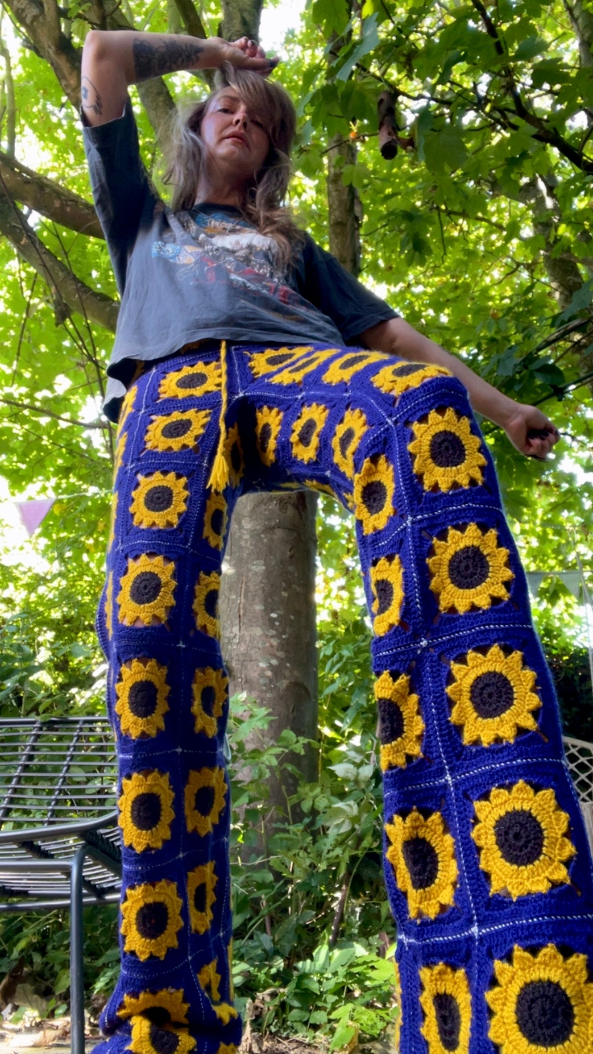 Crochet Sunflower Trousers