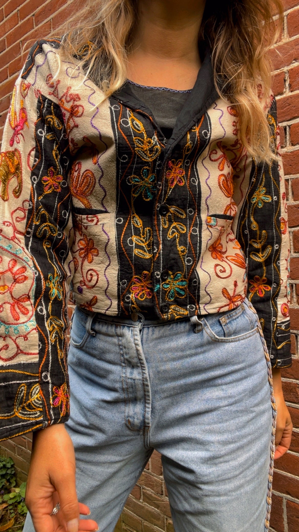 Embroidered Kantha Jacket