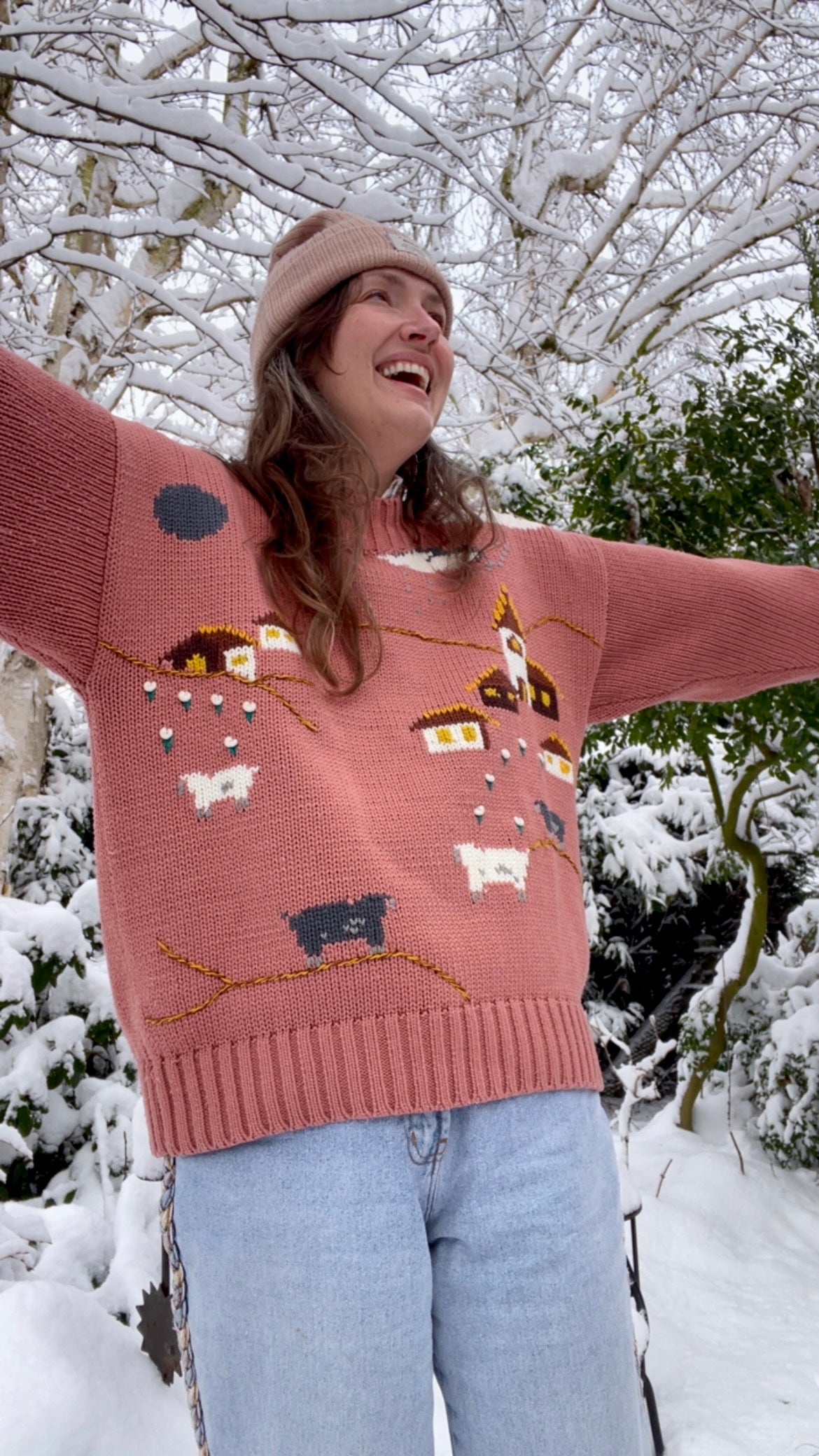 Blush Cottage Jumper