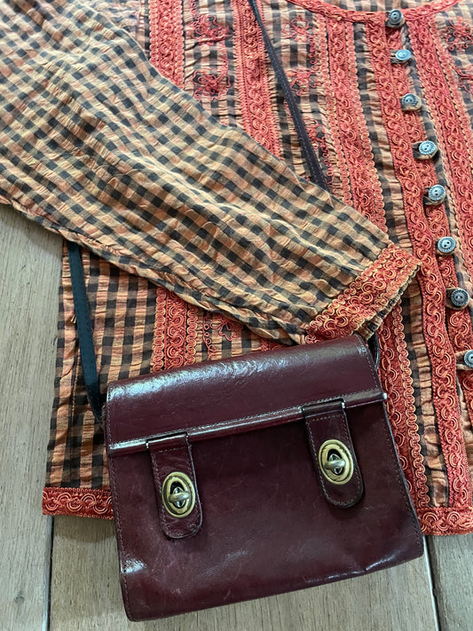 80s Leather Purse