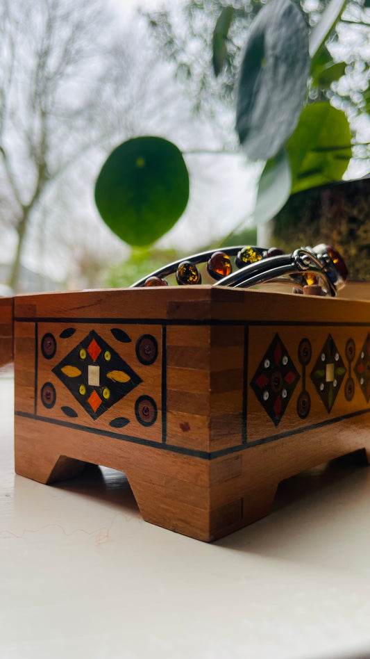 Wood Inlay Treasure Box
