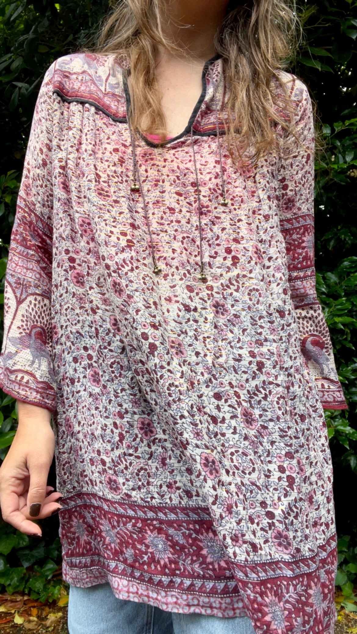 Cotton Gauze Mini Dress