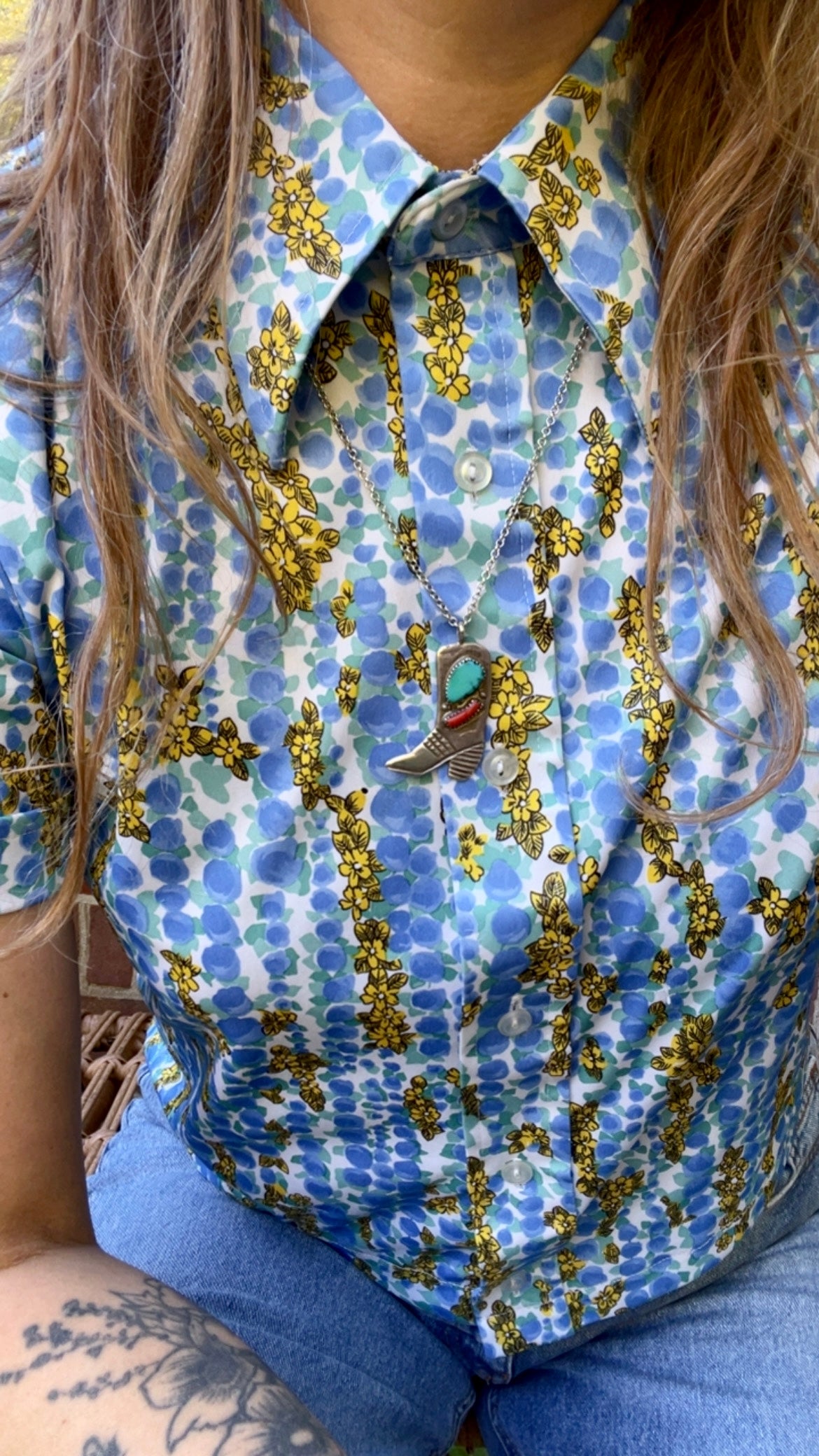 70s Floral SS Shirt