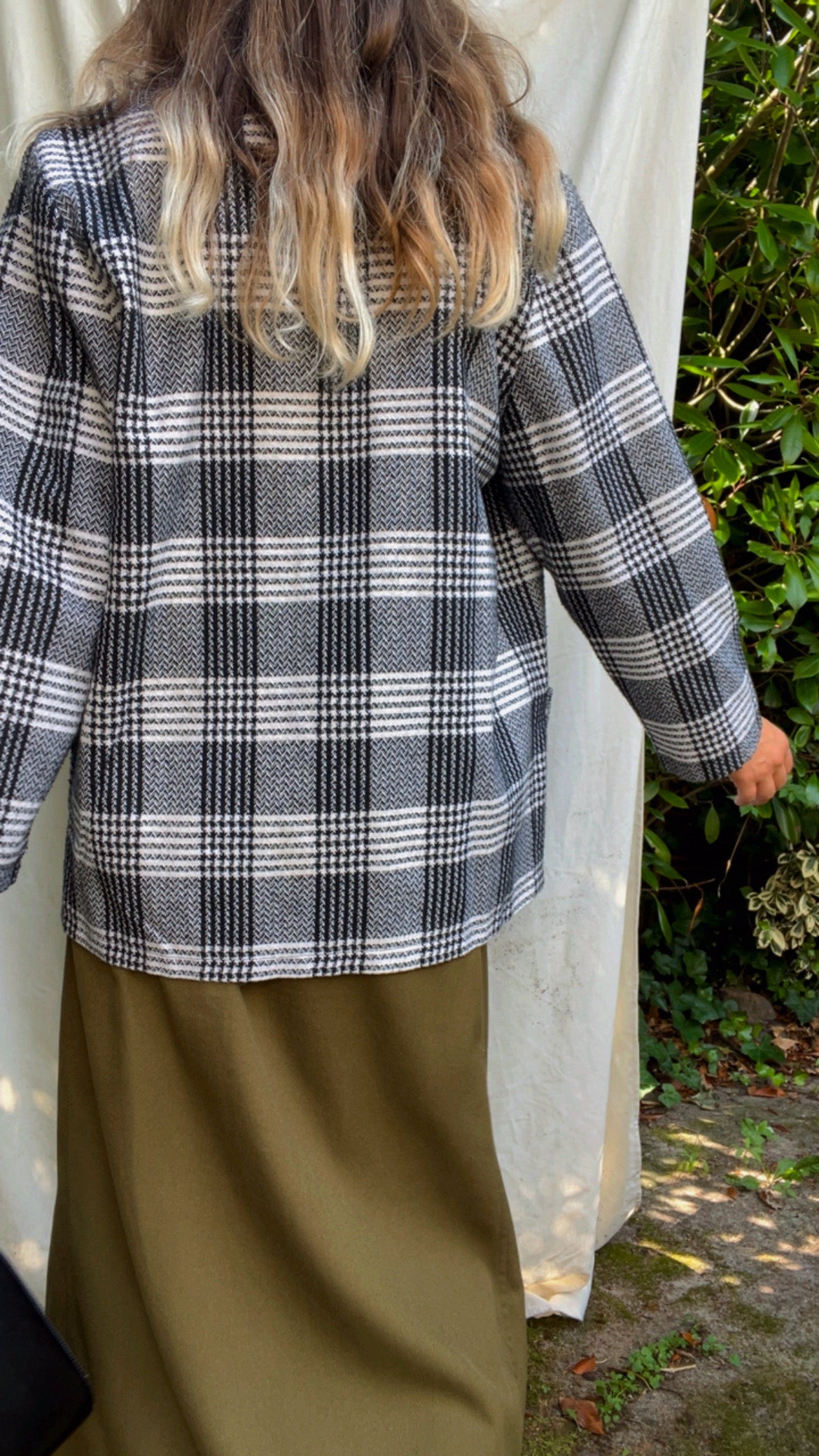 Checkered Blazer