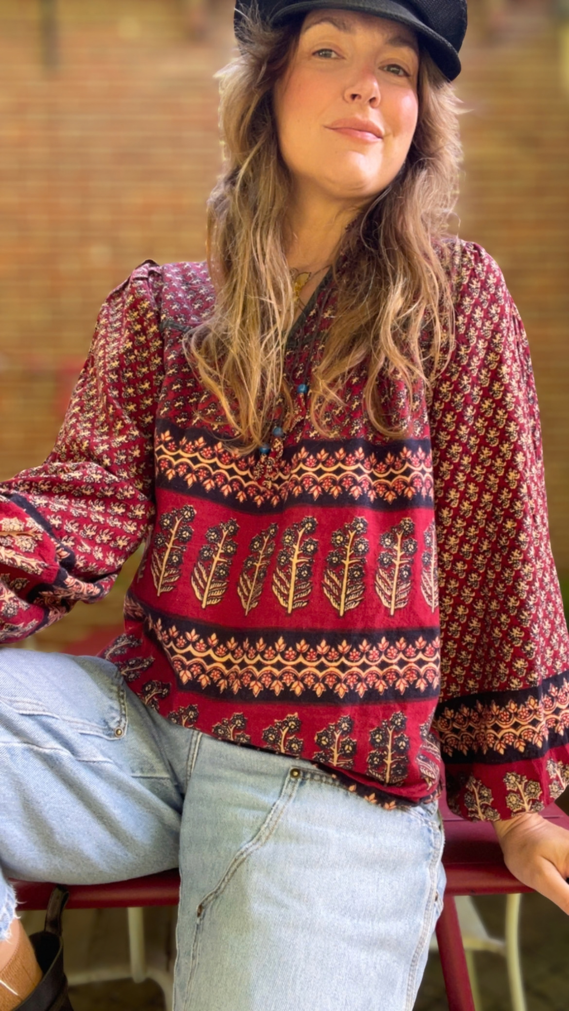 Block Print Top