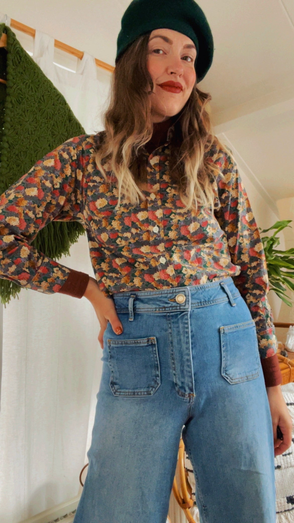 70s Floral Shirt