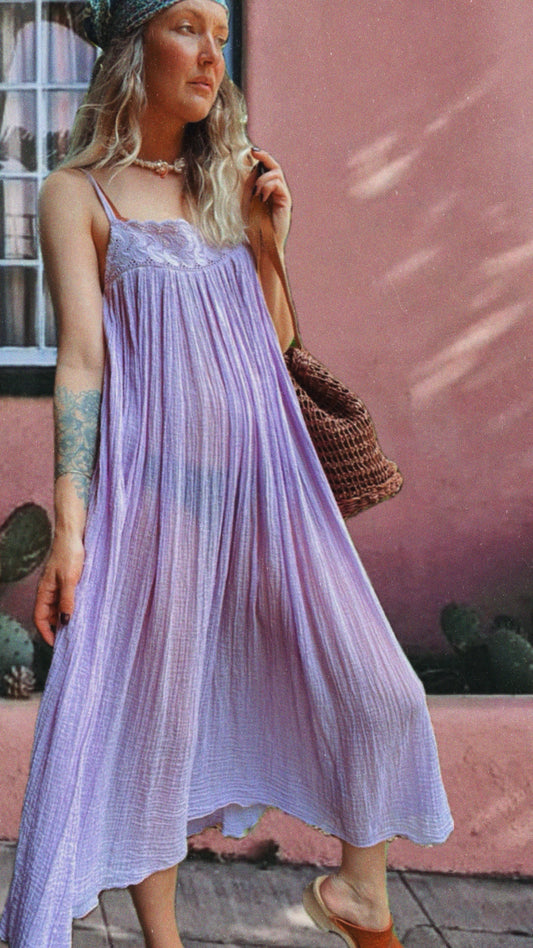 Lilac Gauze Dress
