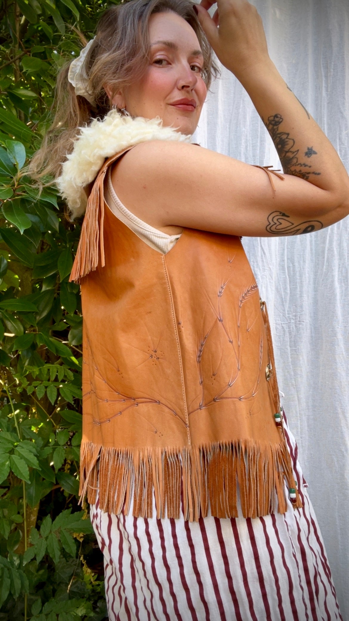Natural Shearling Collar