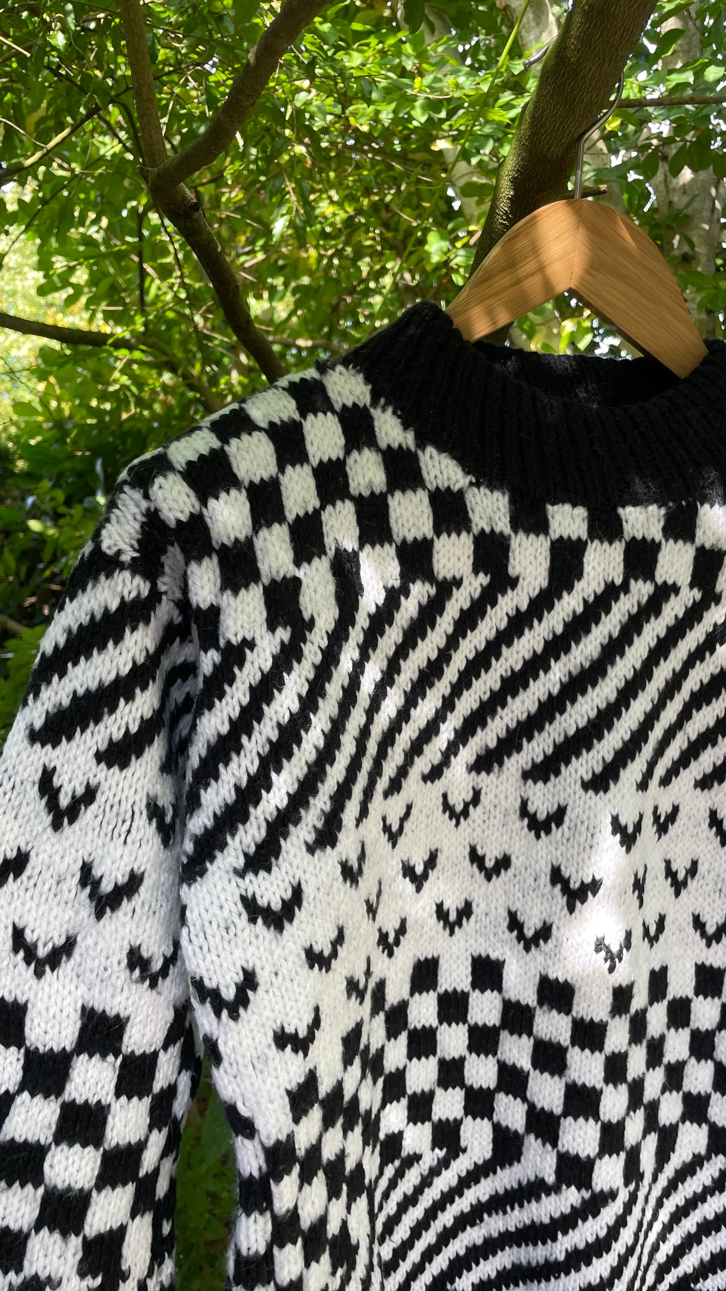 B&W Pattern Jumper