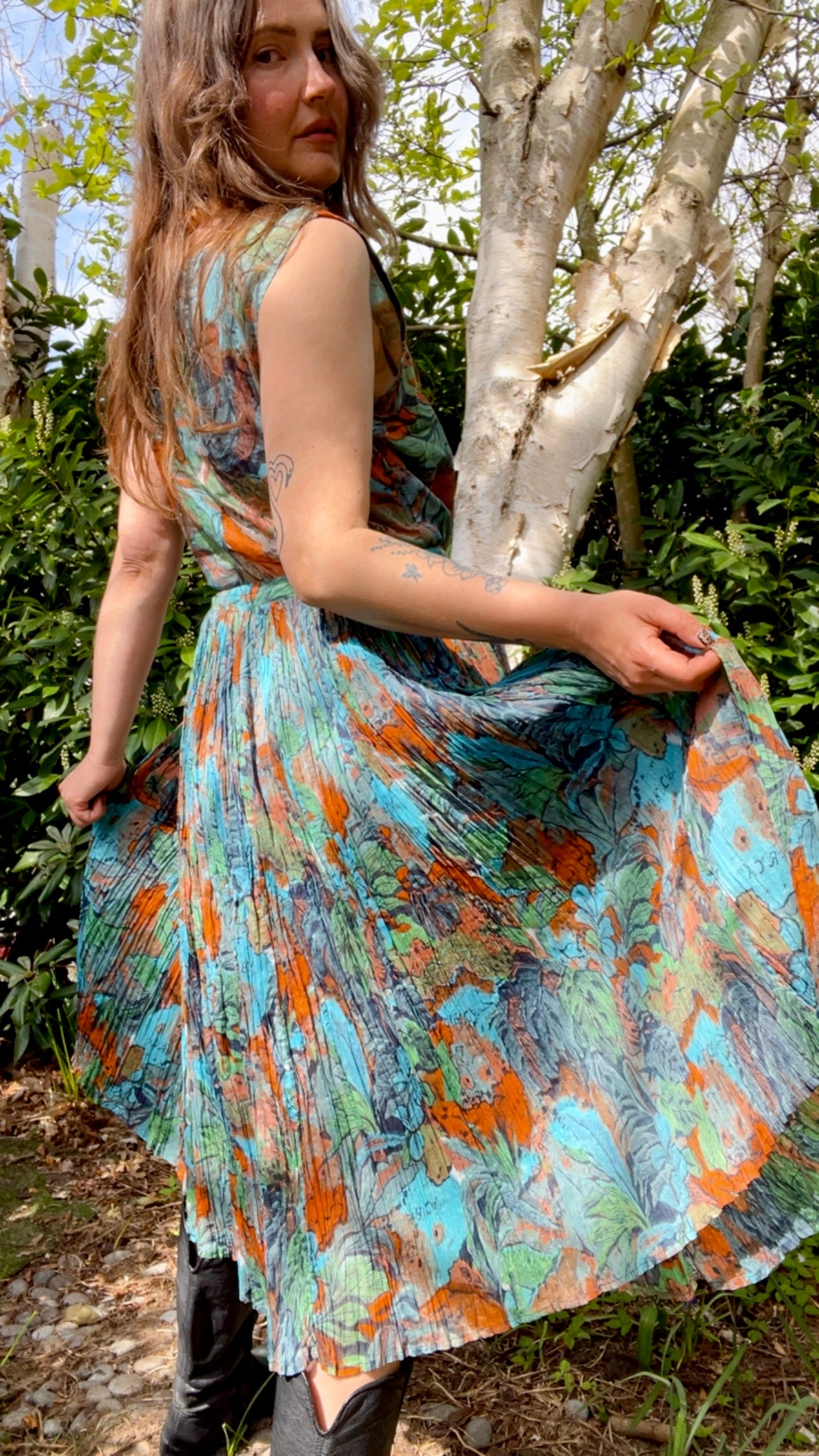 Turquoise Print Co-ord