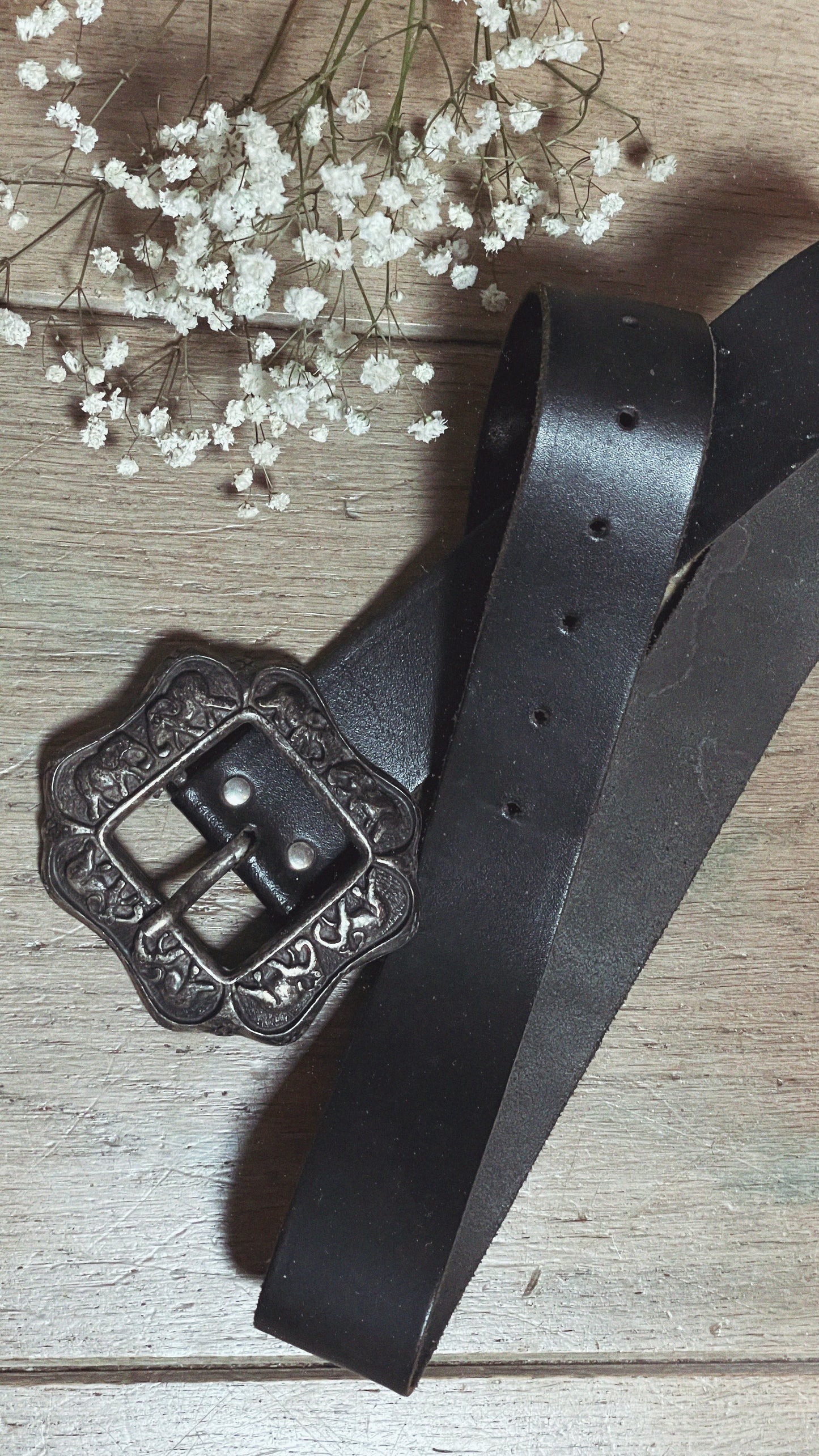 Elephant Buckle Belt