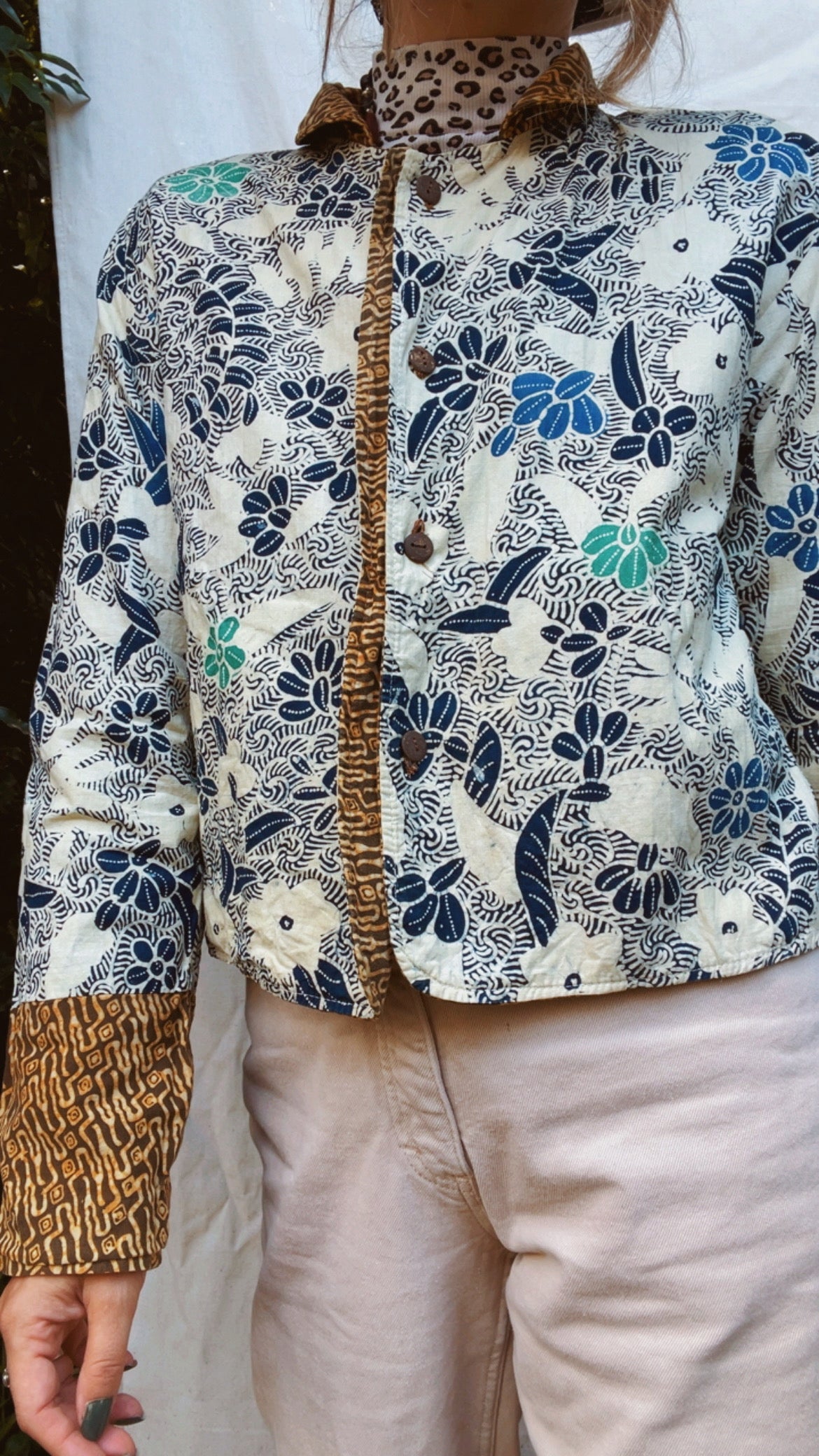 Reversible Batik Jacket