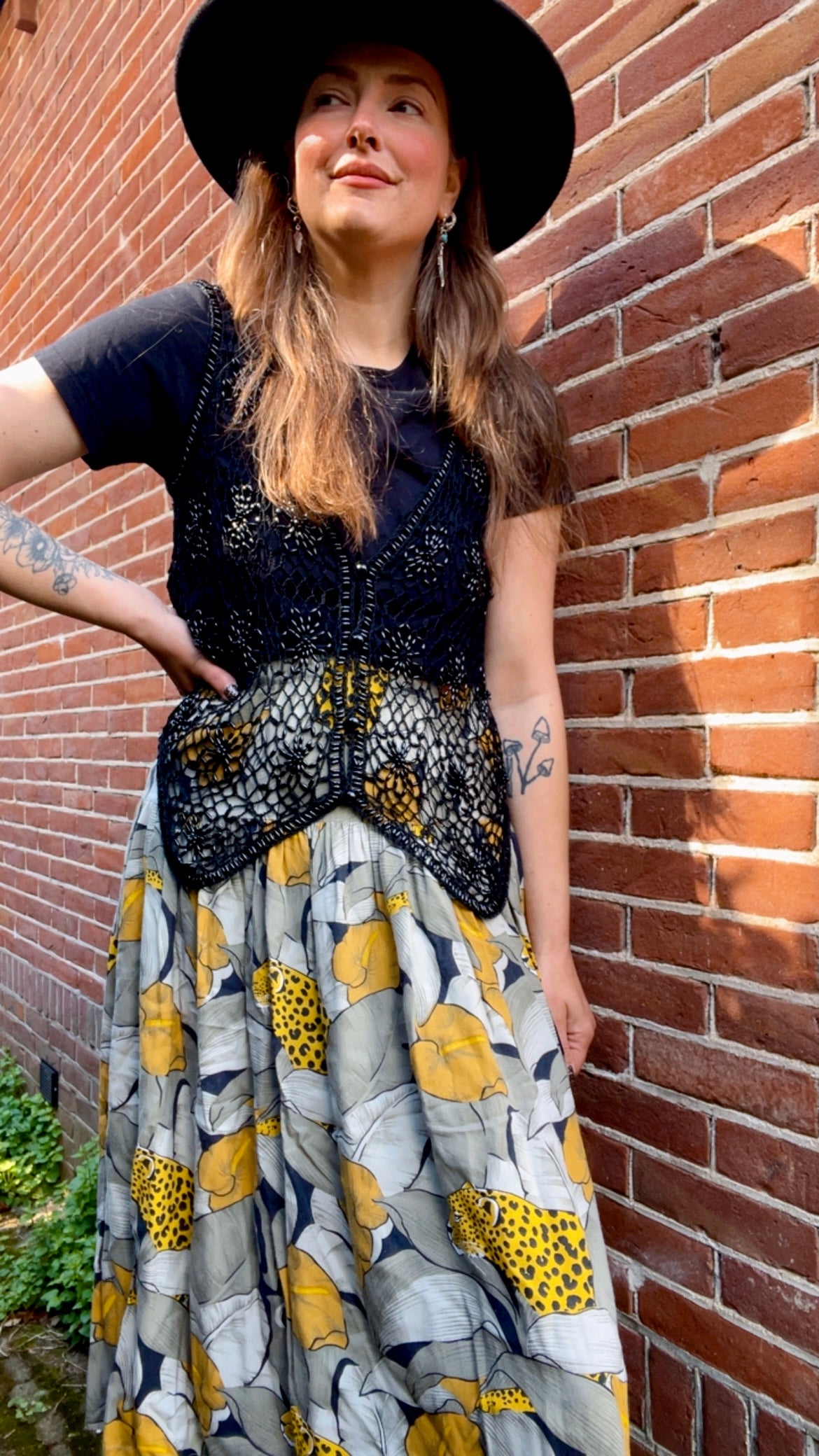 Crochet Beaded Waistcoat