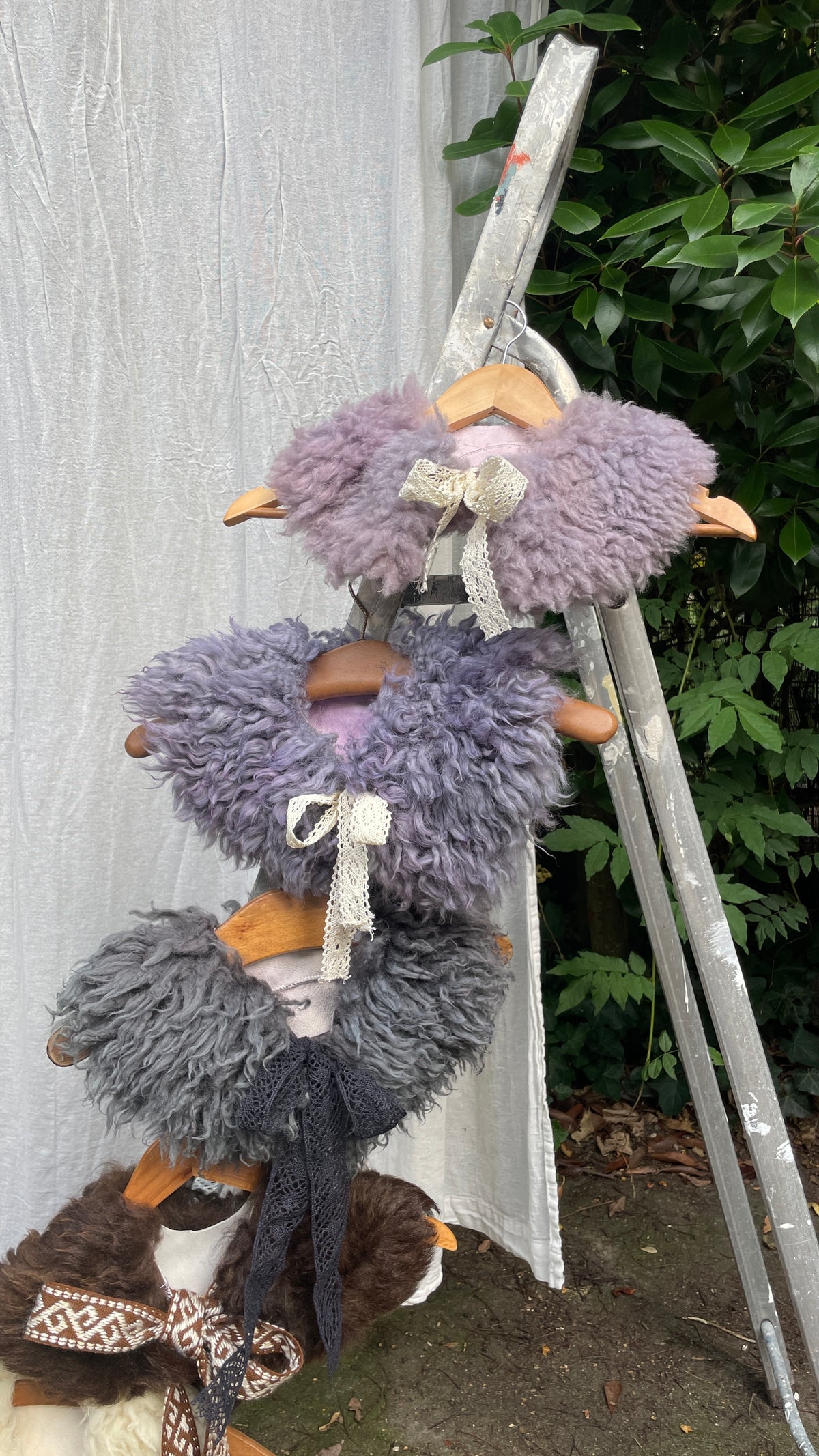 Light Lilac Shearling Collar