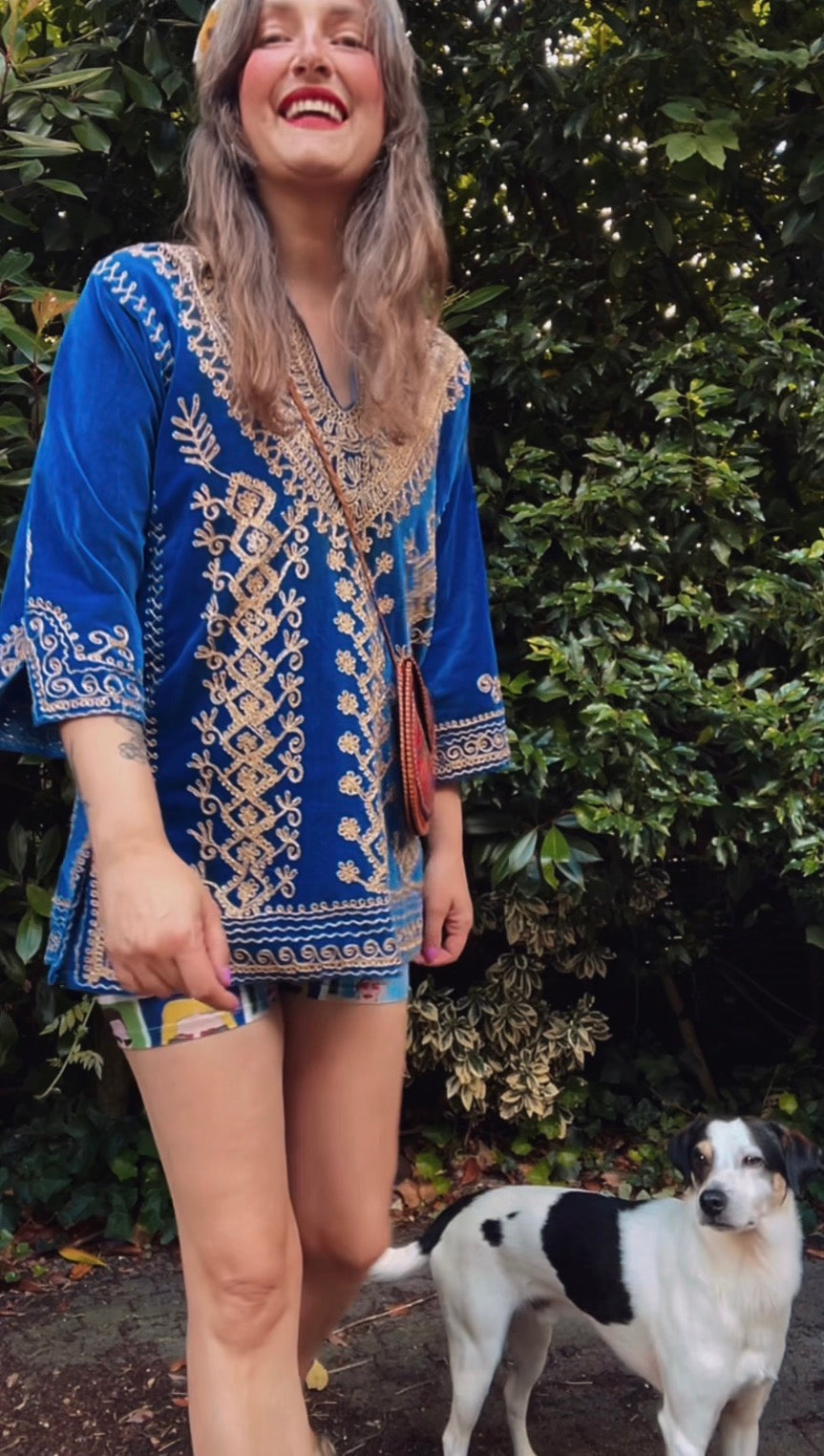 60s Velvet Top