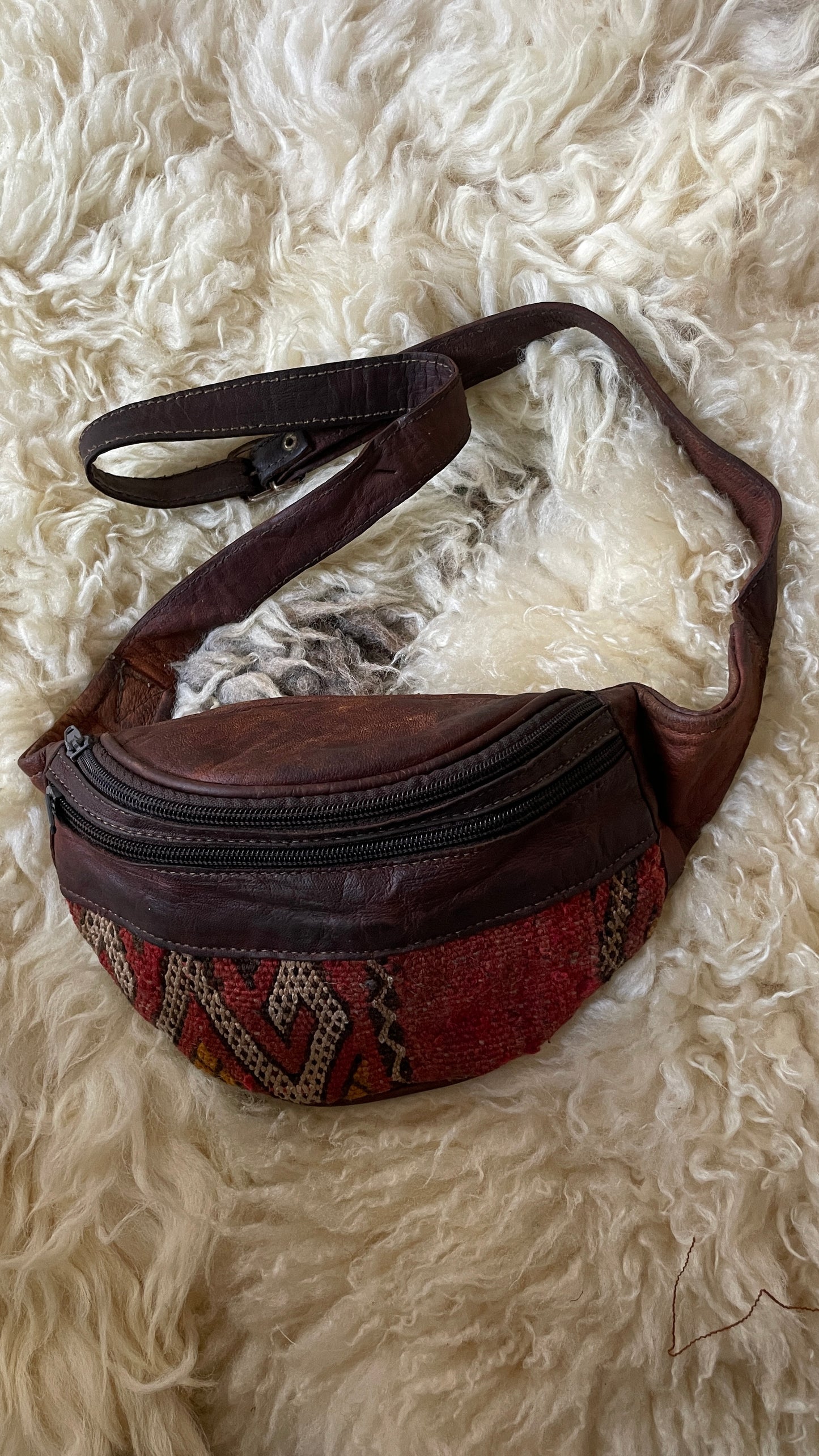 Kelim & Leather Bumbag